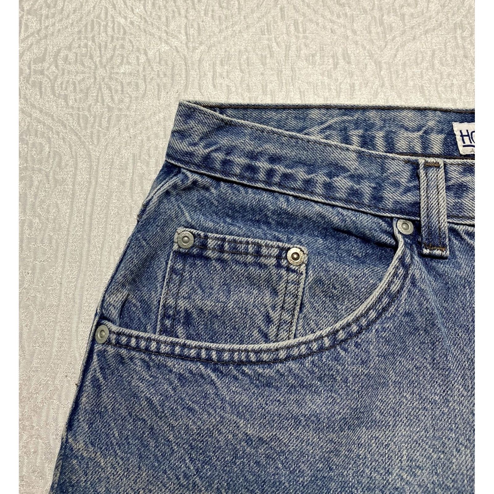 Vintage VINTAGE Honors Jeans Womens 16 Blue High Rise Tapered Leg 90s Denim 100% Cotton Size 38" / US 16 / IT 52 - 3 Thumbnail