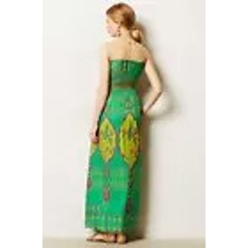 Hemant & Nandita Hemant and Nandita Mintzita Silk Embroidered Maxi Dress Size XS / US 0-2 / IT 36-38 - 1 Thumbnail