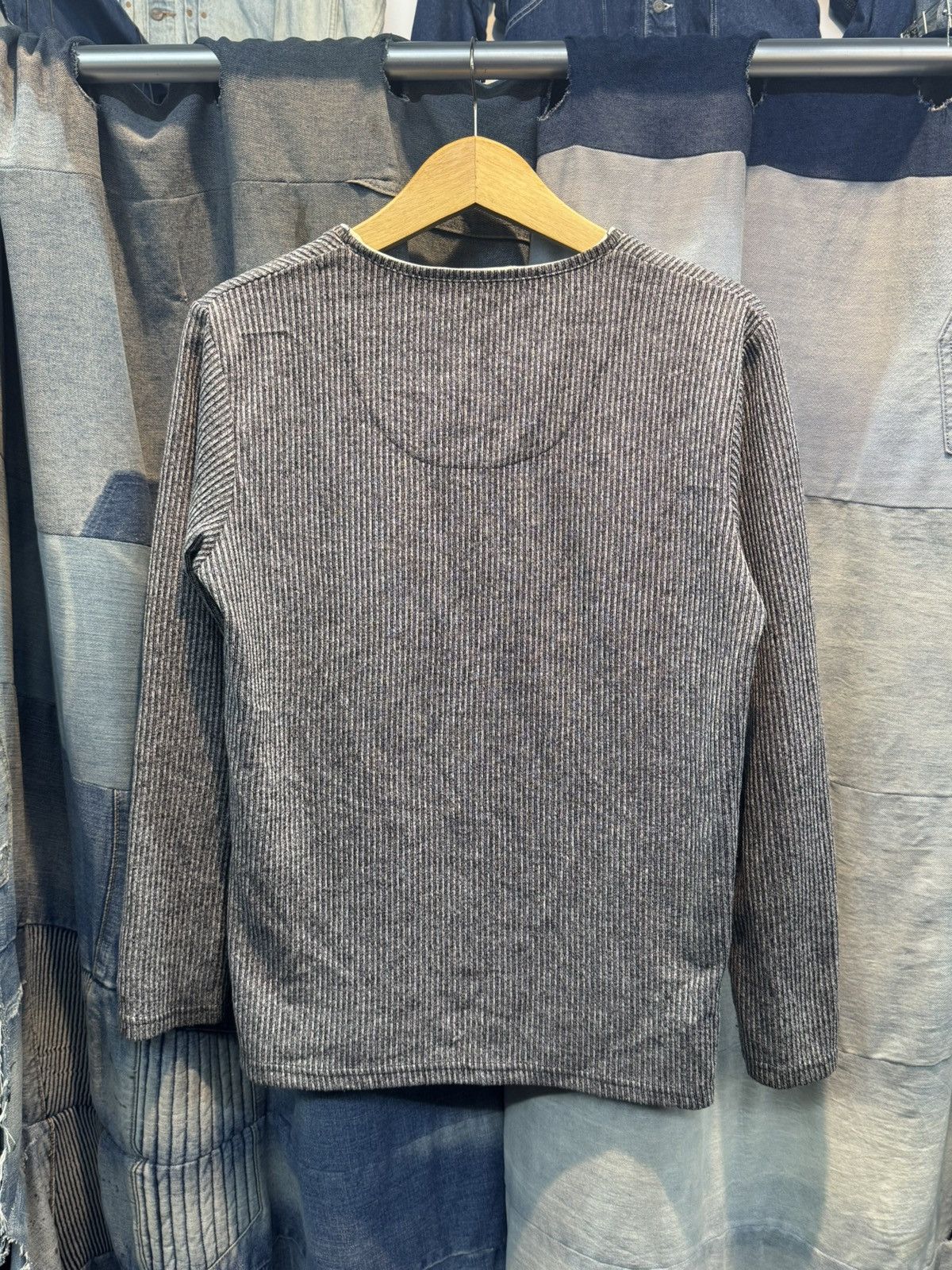 If Six Was Nine × Japanese Brand × Le Grande Bleu (L.G.B.) Double Layers Closshi Long Sleeve Size US M / EU 48-50 / 2 - 2 Thumbnail