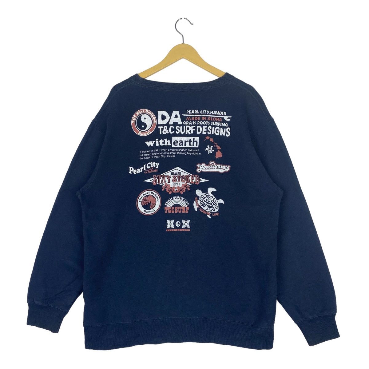 Designer × Vintage T&C Surf Designs Sweatshirt Crewneck Pullover Jumper Size US L / EU 52-54 / 3 - 5 Thumbnail