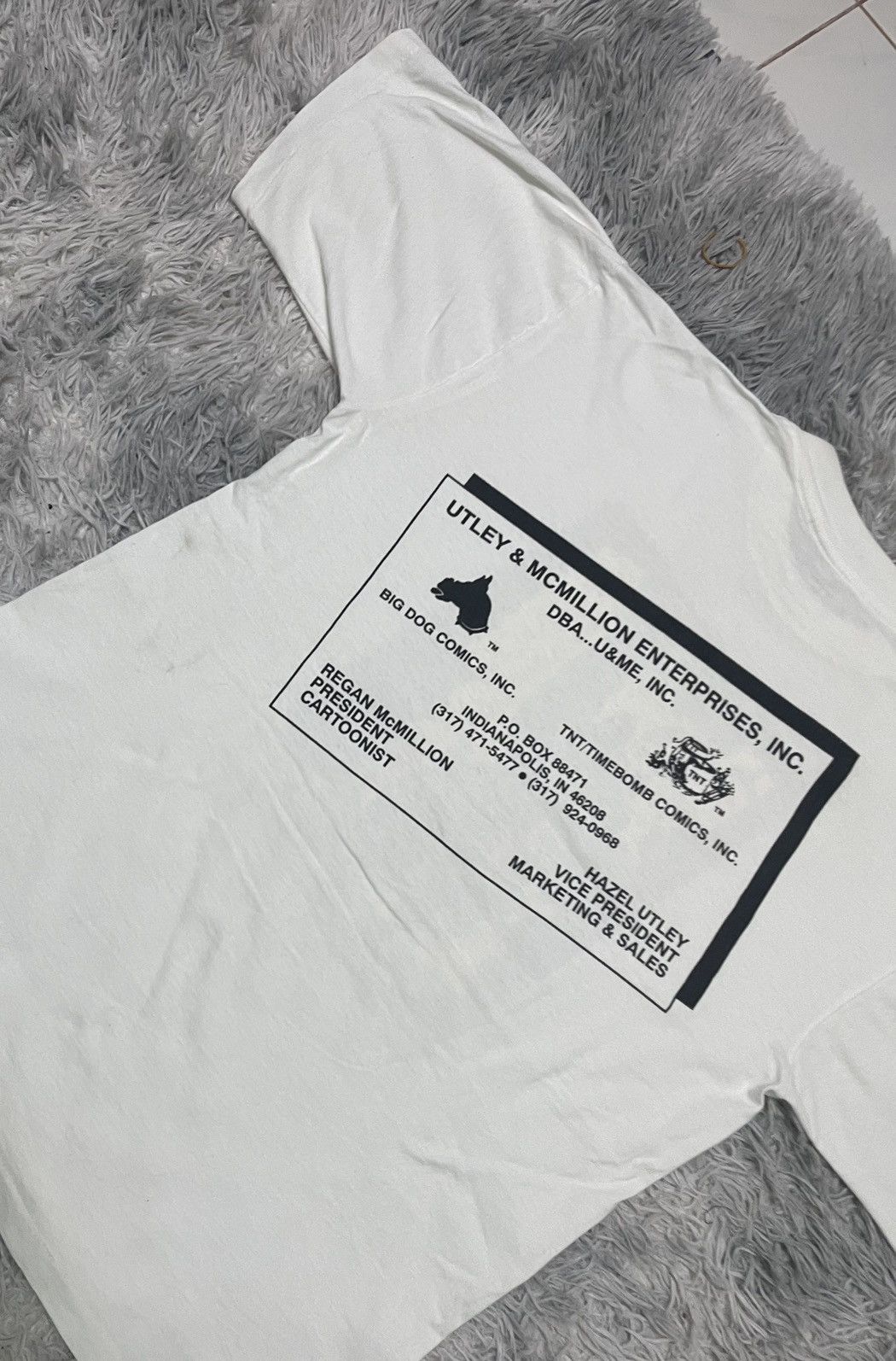 All Sport × Vintage VINTAGE 1995 MAN BLAACK BIG DOG COMICS SUPERHERO TEES Size US L / EU 52-54 / 3 - 12 Thumbnail