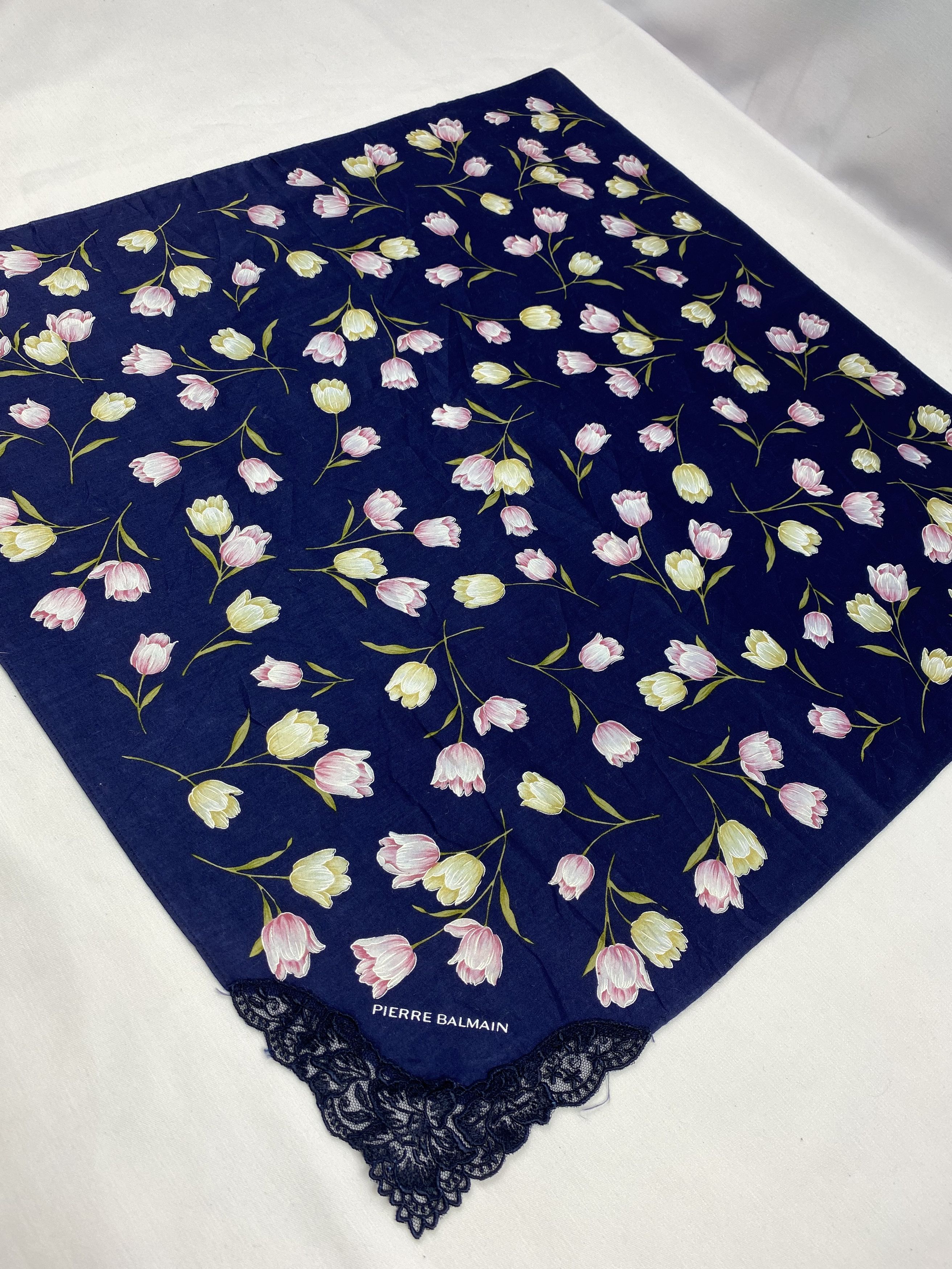 Pierre Balmain × Vintage Pierre Balmain Handkerchief / Bandana / Neckerchief Size ONE SIZE - 4 Thumbnail