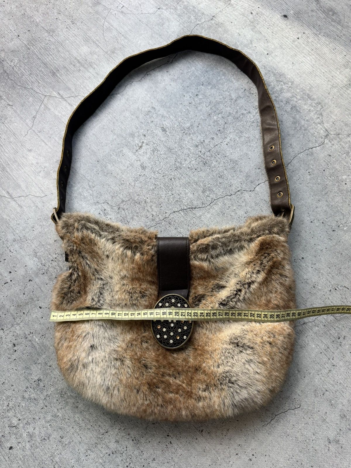 If Six Was Nine Vtg Japan if six was nine Style Fur bag with handles Y2K Size ONE SIZE - 13 Thumbnail