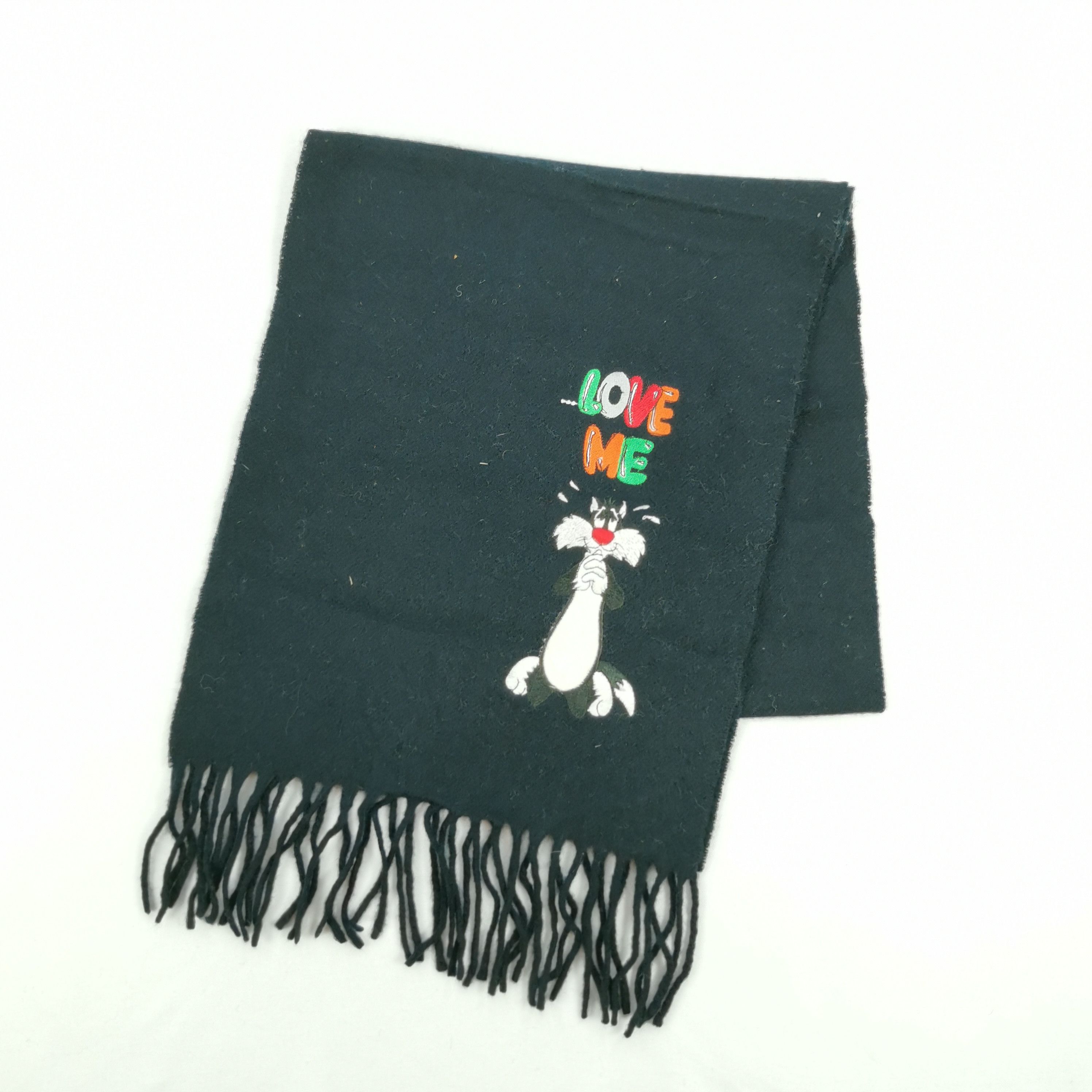 Vintage Vintage Warner Bros Scarf Muffler Cashmere Scarves Size ONE SIZE - 2 Thumbnail