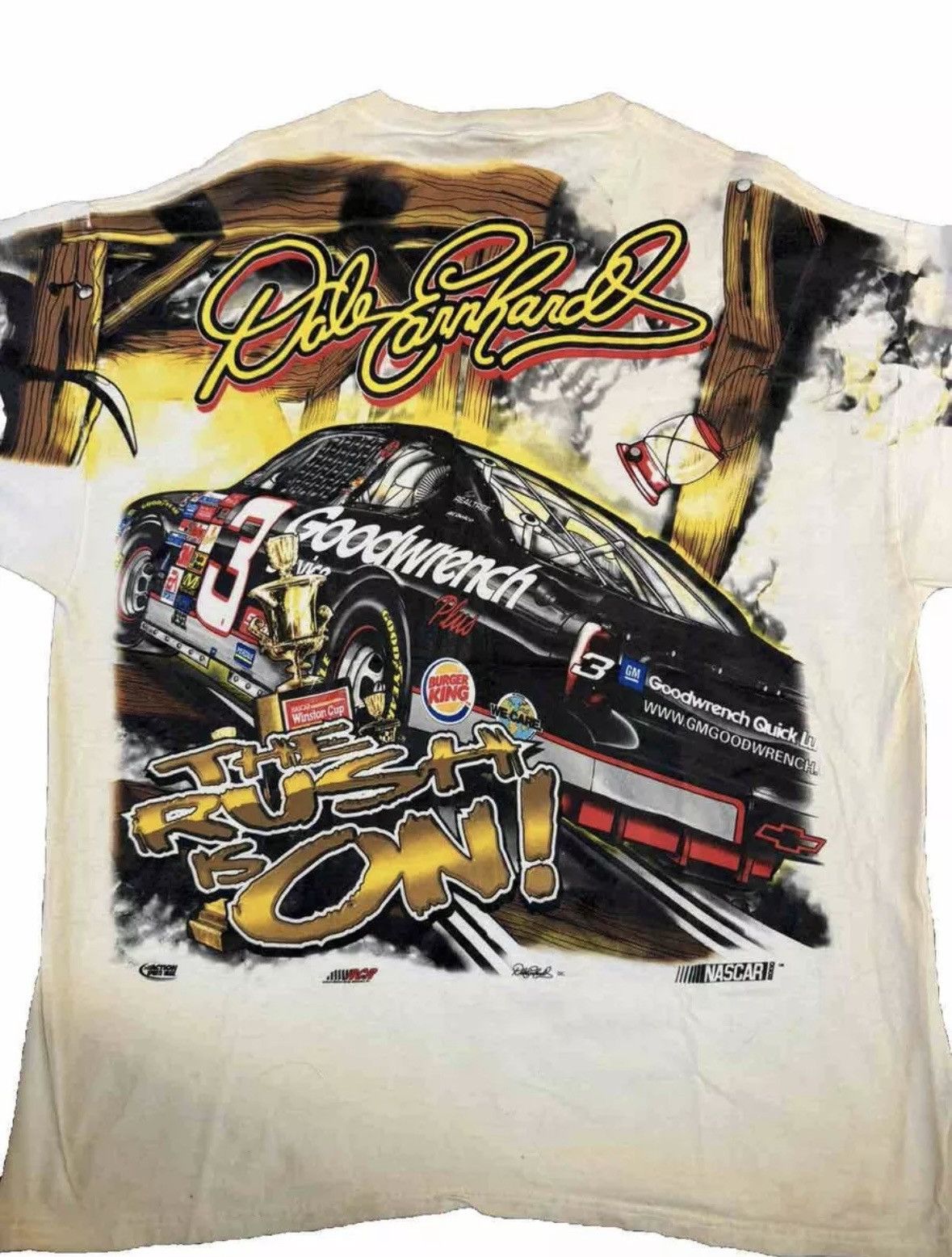 Vintage 2024 Dale Earnhardt 3 GM GOODWRENCH Service Nascar T-shirt All over Print - L