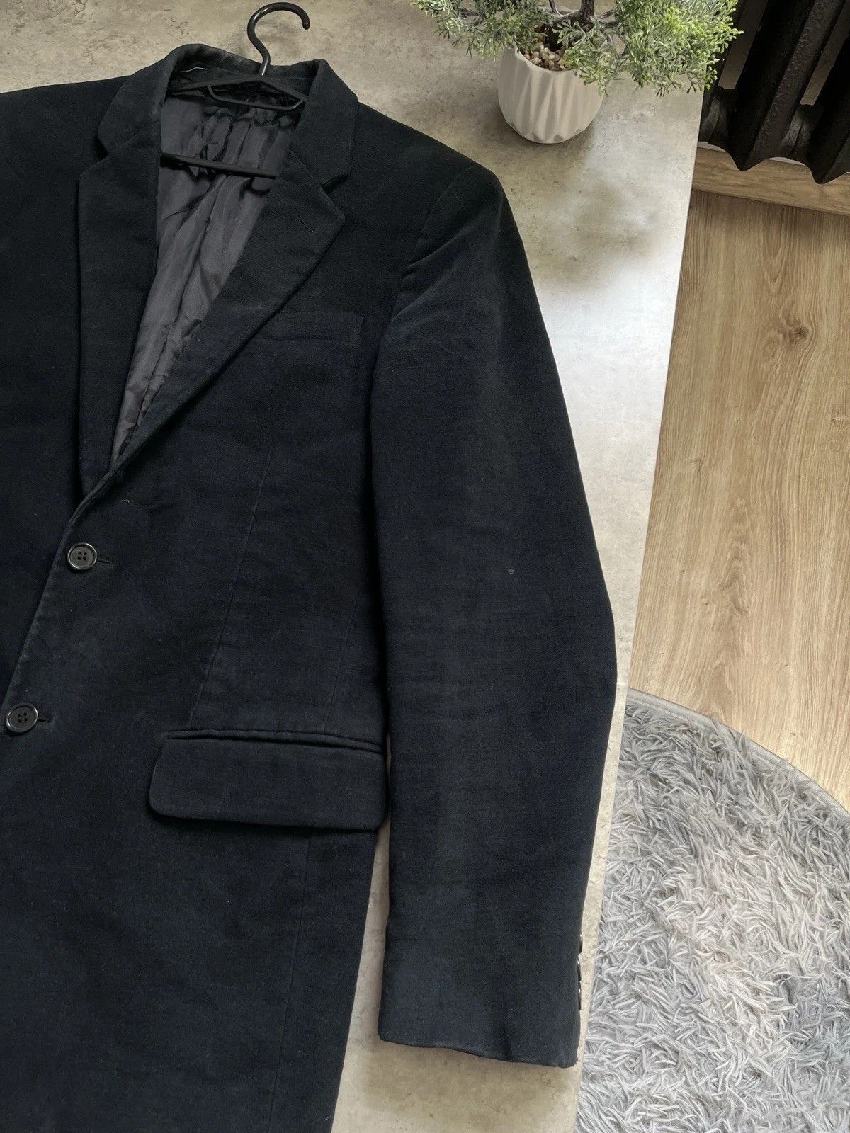 Helmut Lang Archive Helmut Lang Black Velour Blazer Size US M / EU 48-50 / 2 - 2 Thumbnail