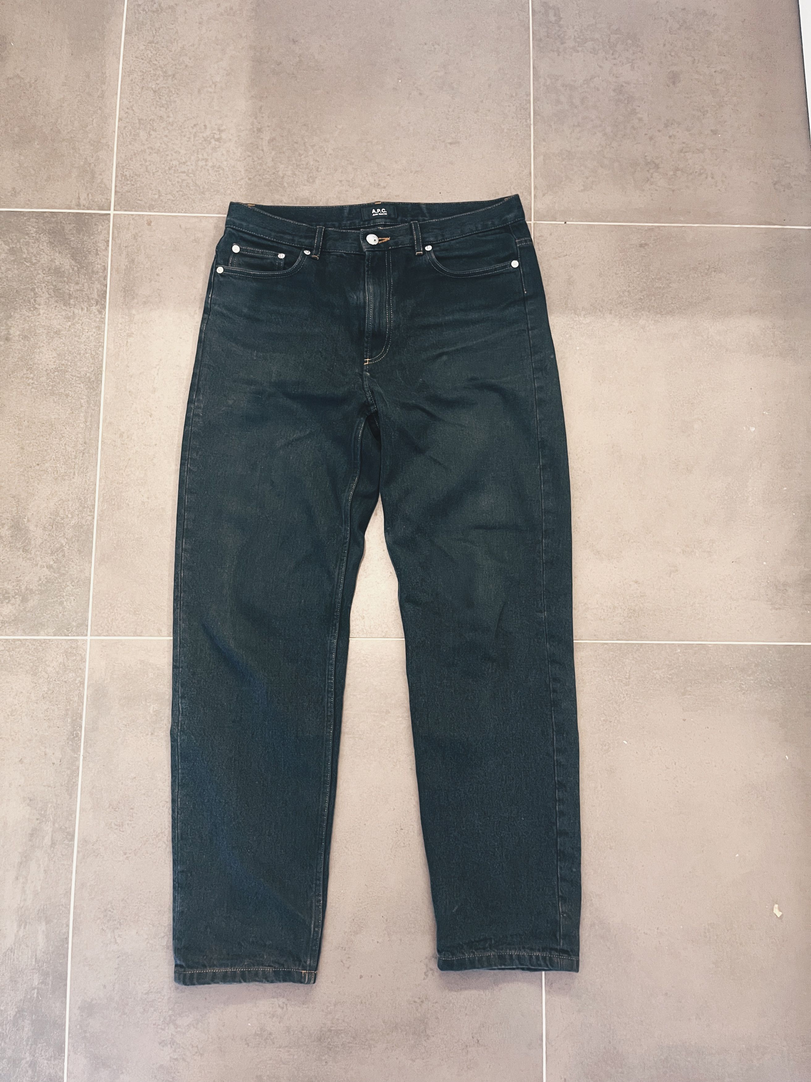 A.P.C. A.P.C "Martin" denim black stonewashed Size US 30 / EU 46 - 1 Thumbnail