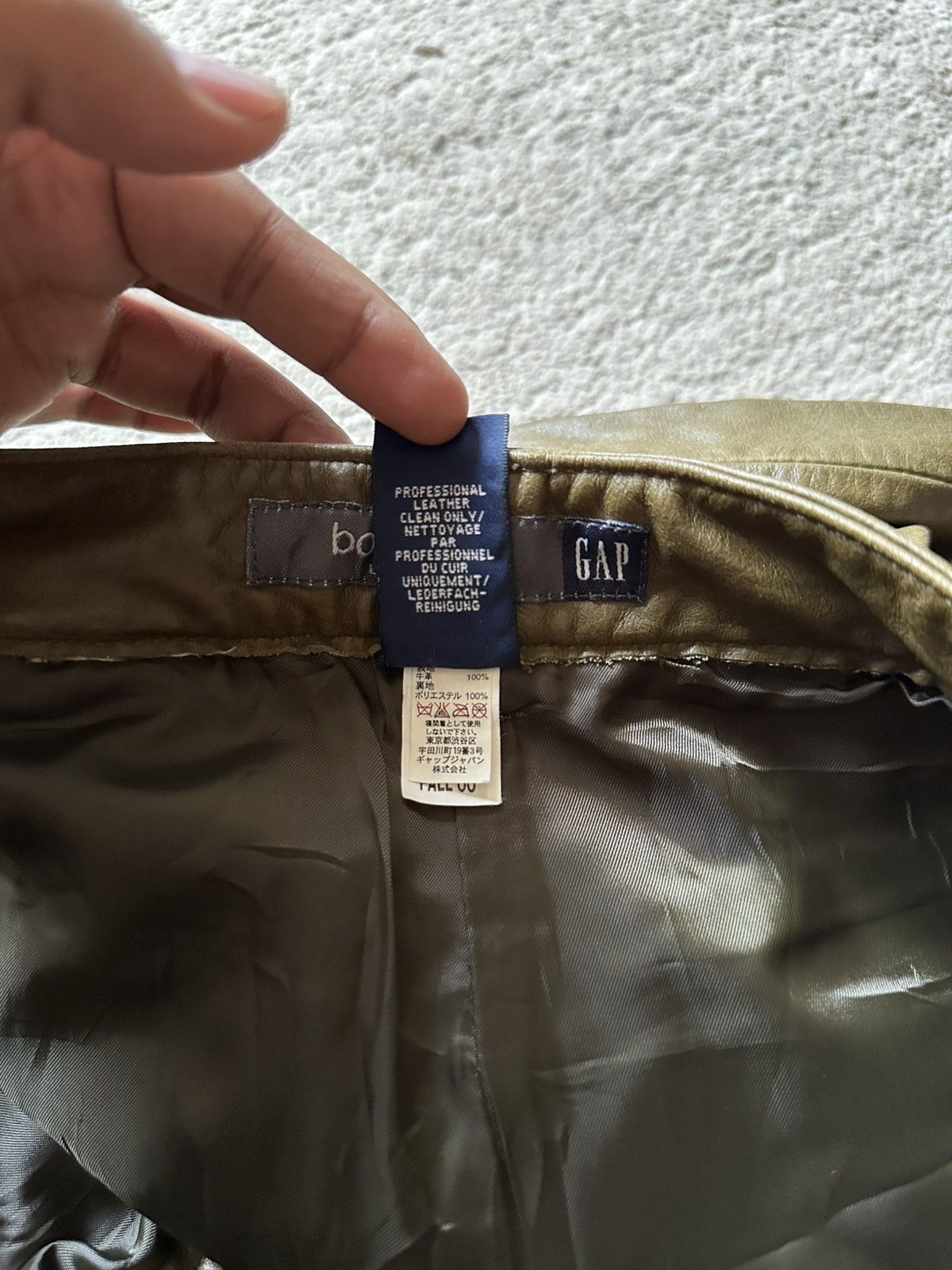 Gap FW2000 Gap bootcut Leather Pant Size US 30 / EU 46 - 9 Thumbnail