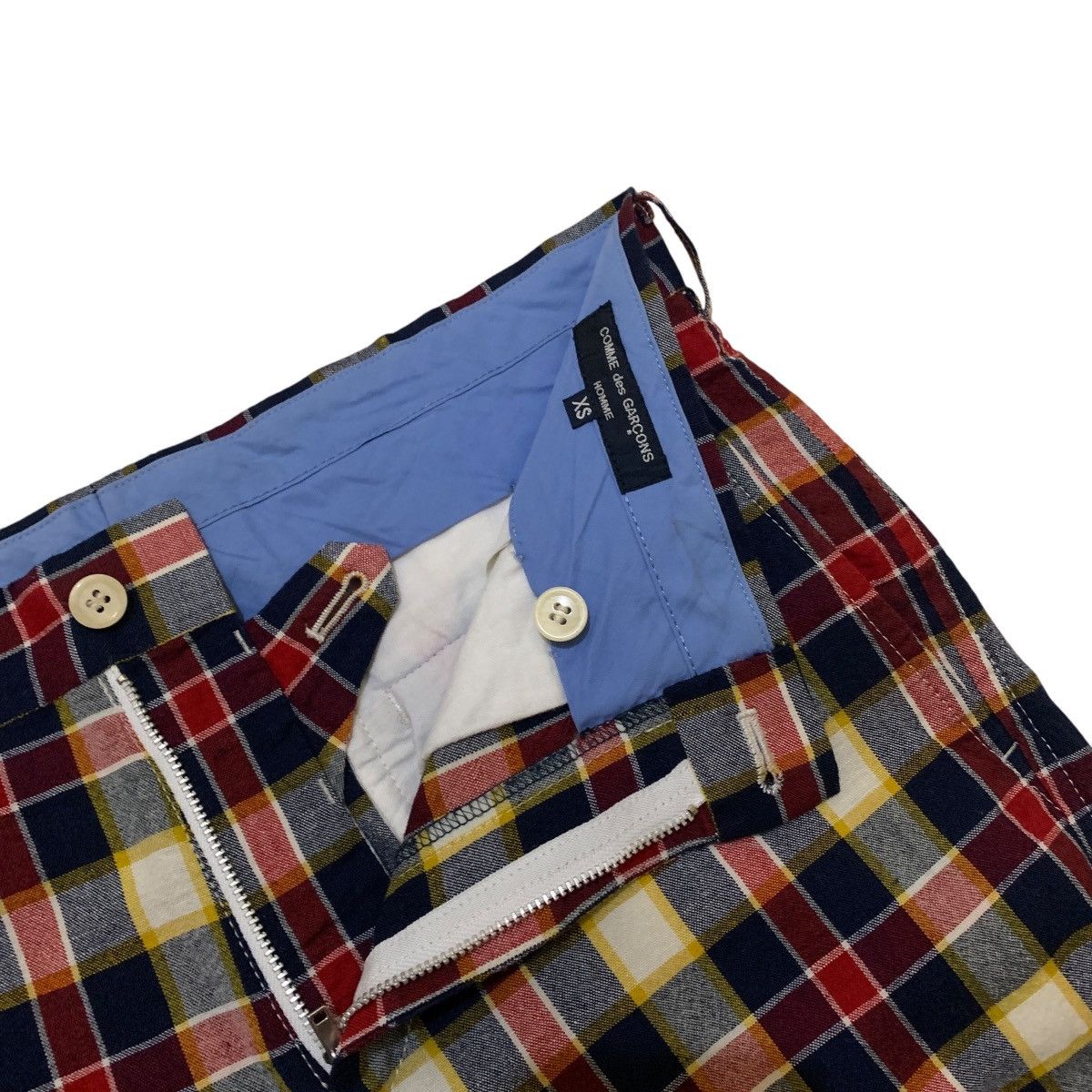 Comme des Garcons COMME des GARCONS Homme Ad2008 Plaid Half Pants Size US 29 - 4 Thumbnail
