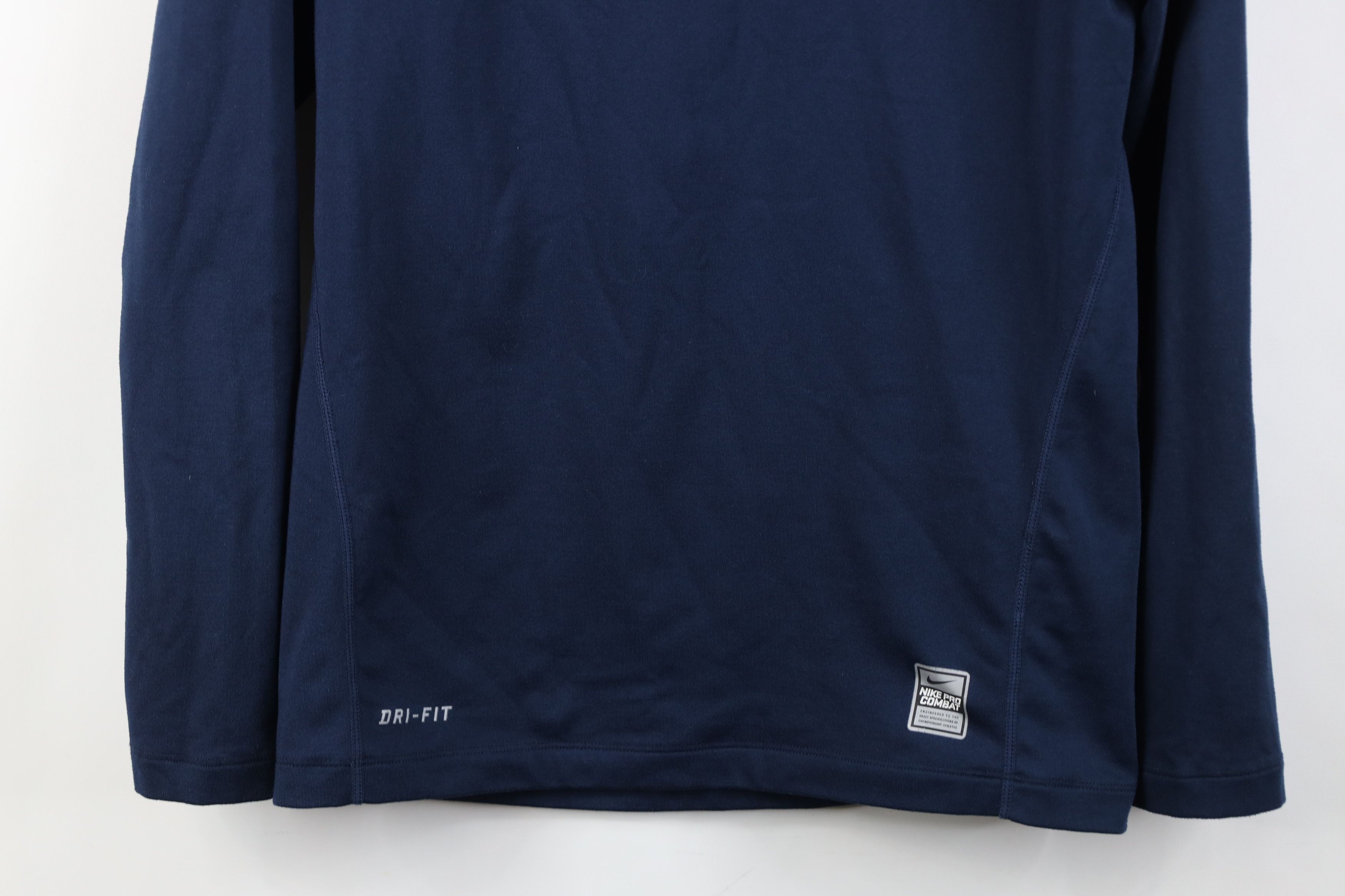 Nike Nike Pro Combat Lined Compression Mock Neck Training T-Shirt Size US L / EU 52-54 / 3 - 3 Thumbnail