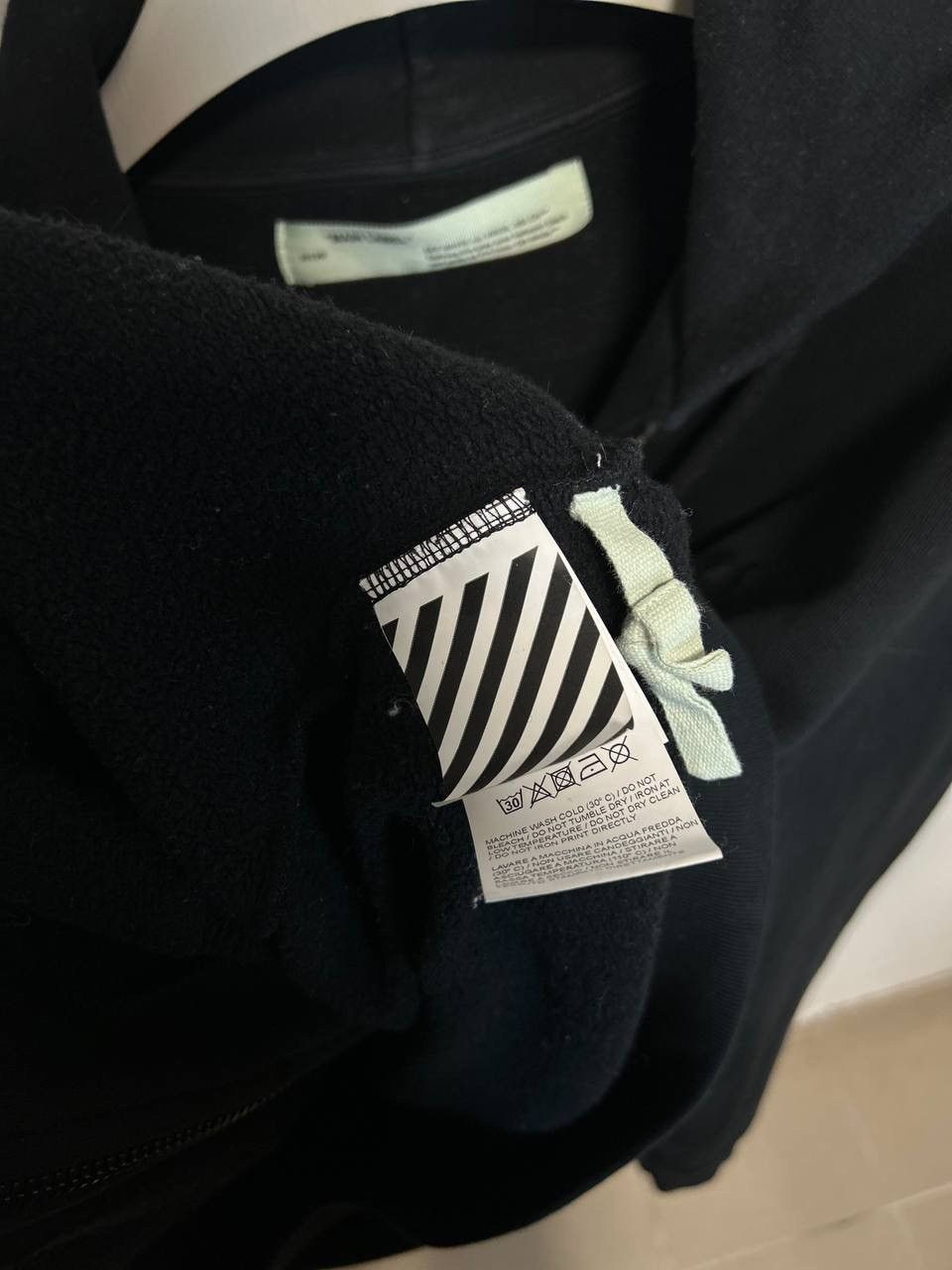 Off-White Off-White Temperature Zip Hoodie Black Size US XL / EU 56 / 4 - 12 Thumbnail