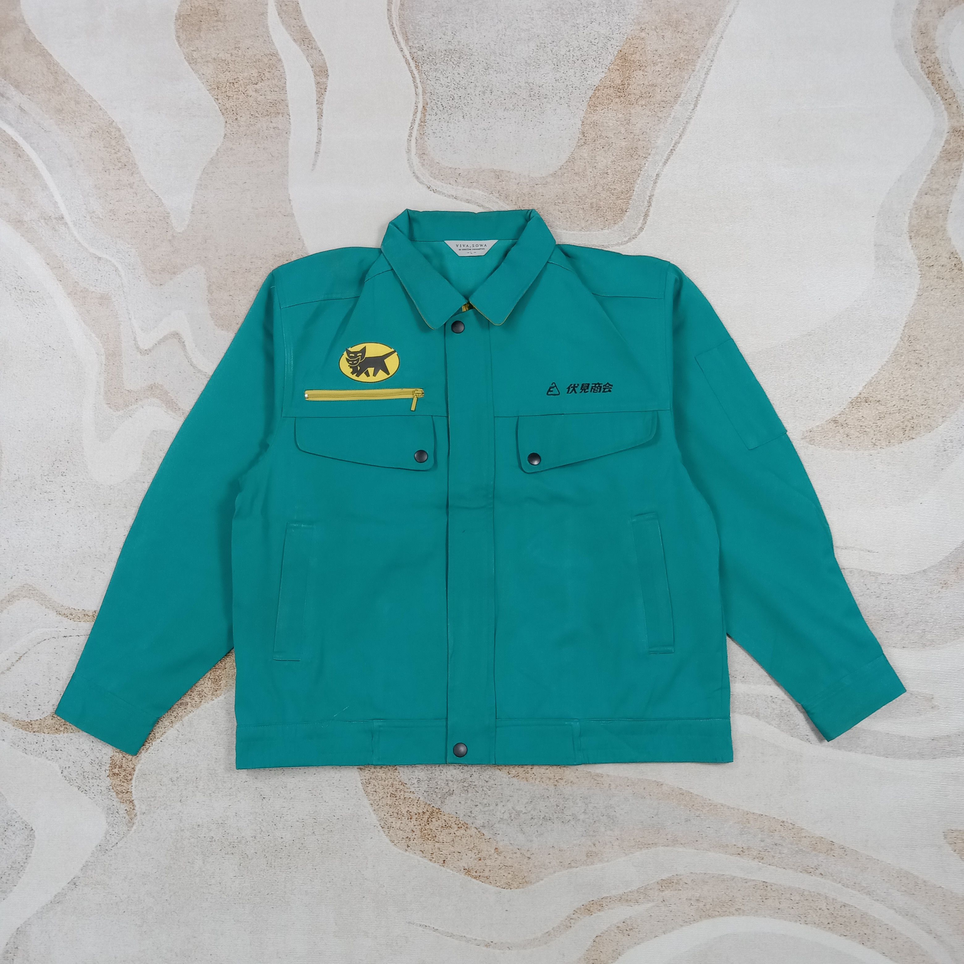 Japanese Brand Yamato Transport Japanese Racing Work Jacket C287N23 Size US L / EU 52-54 / 3 - 3 Thumbnail