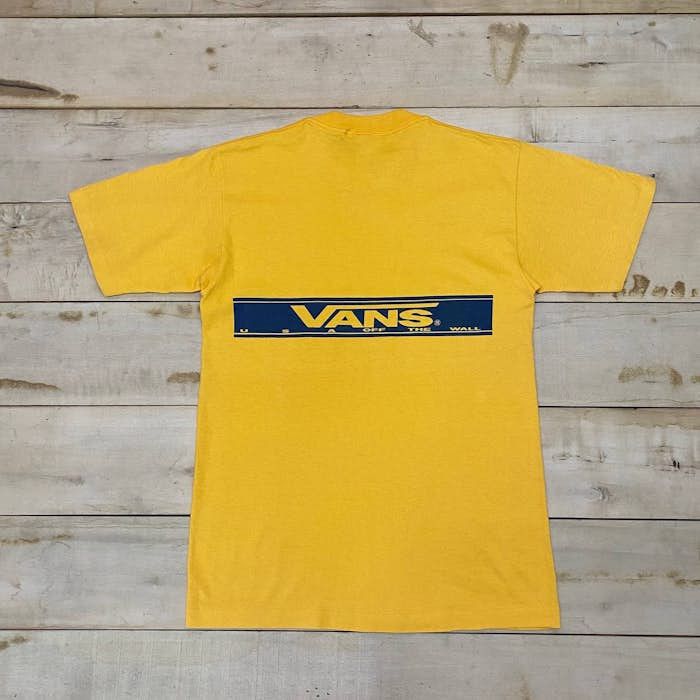 Santa Cruz Skateboards × Vans × Vintage B196 VTG VANS 90s SINGLE STICH SKATE TEE Size US M / EU 48-50 / 2 - 2 Thumbnail