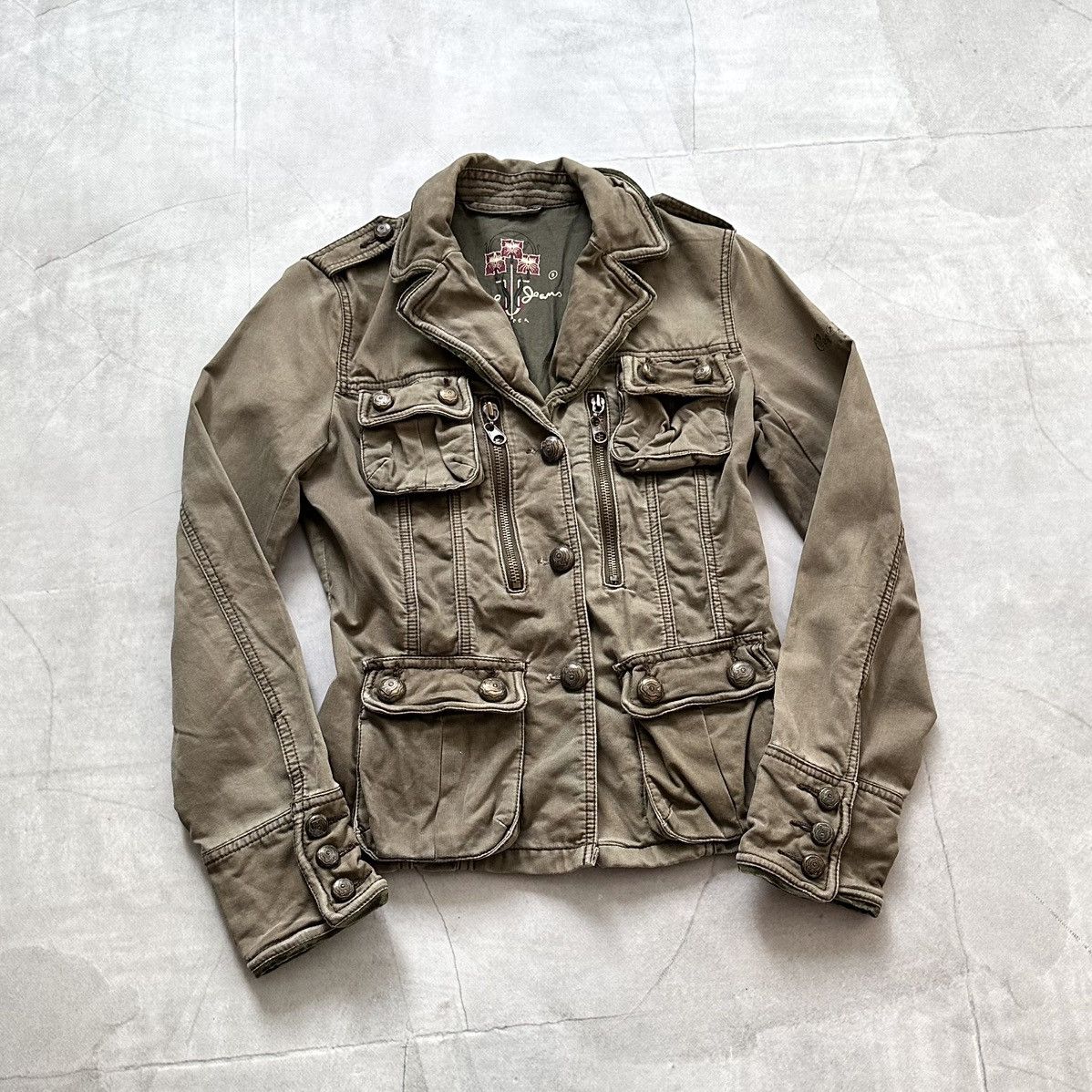 Hysteric Glamour × Undercover 00s Napoleon Military Multipocket Jacket LGB YSL PPFM Vibe Size S / US 4 / IT 40 - 1 Thumbnail