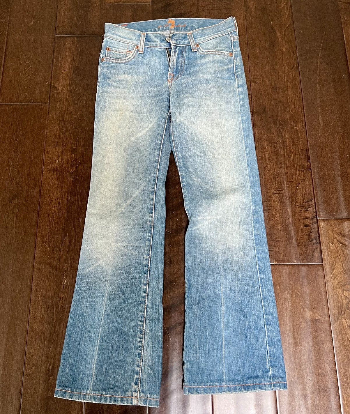 7 For All Mankind 7 for all mankind vintage denim size 24 great condition Size 24" / US 00 / IT 34 - 2 Thumbnail