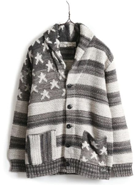 Polo Ralph Lauren Vintage Archive Ralph Lauren Supply Knit USA Flag Cardigan Size US S / EU 44-46 / 1 - 3 Thumbnail