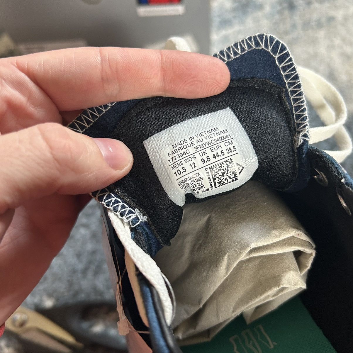 thisisneverthat 172394C DiSTRESSED SUEDE iNDiGO POSEiDON ONE STAR OX CHUCK Size US 10.5 / EU 43-44 - 7 Thumbnail