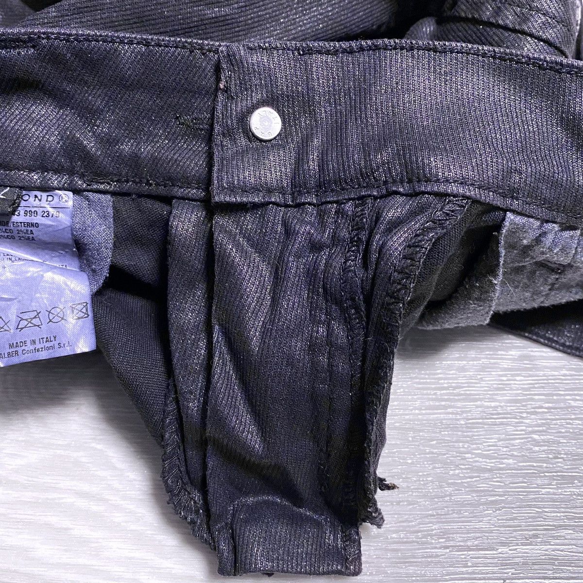John Richmond Richmond Denim Graphite Multizip Biker Vintage Pants Trouser Size 28" / US 6 / IT 42 - 19 Thumbnail