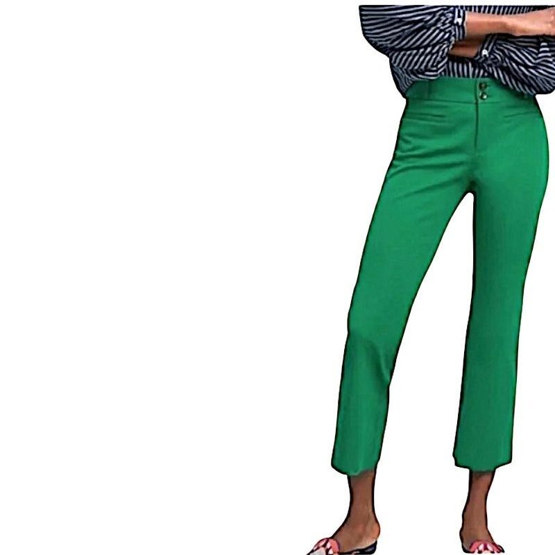 Anthropologie Anthropologie Green Pants | Size 00 Size 24" / US 00 / IT 34 - 6 Thumbnail
