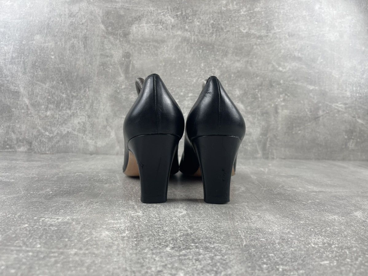 Salvatore Ferragamo × Vintage Salvatore Ferragamo Dress / Couture Leather Shoes Size US 8.5 / IT 38.5 - 6 Thumbnail