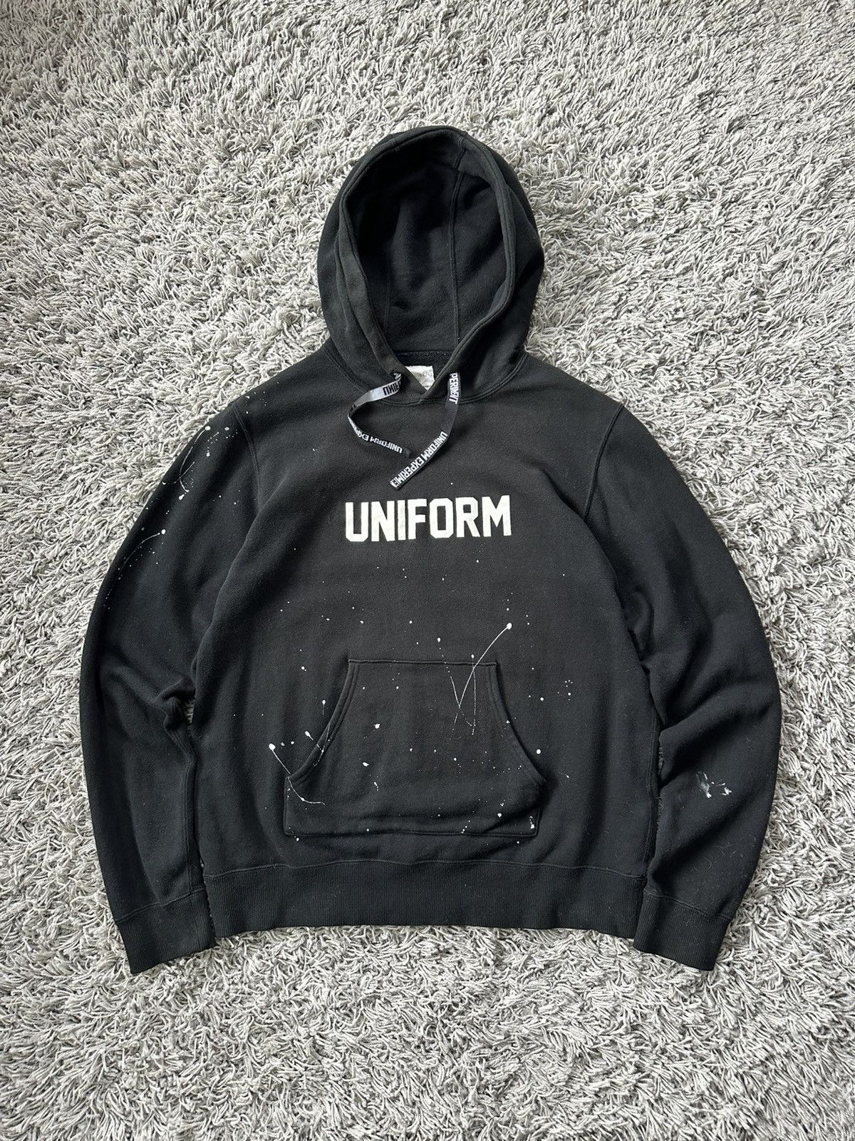 Sophnet. Uniform Experiment Dripping Pullover Hoodie Size US S / EU 44-46 / 1 - 1 Thumbnail