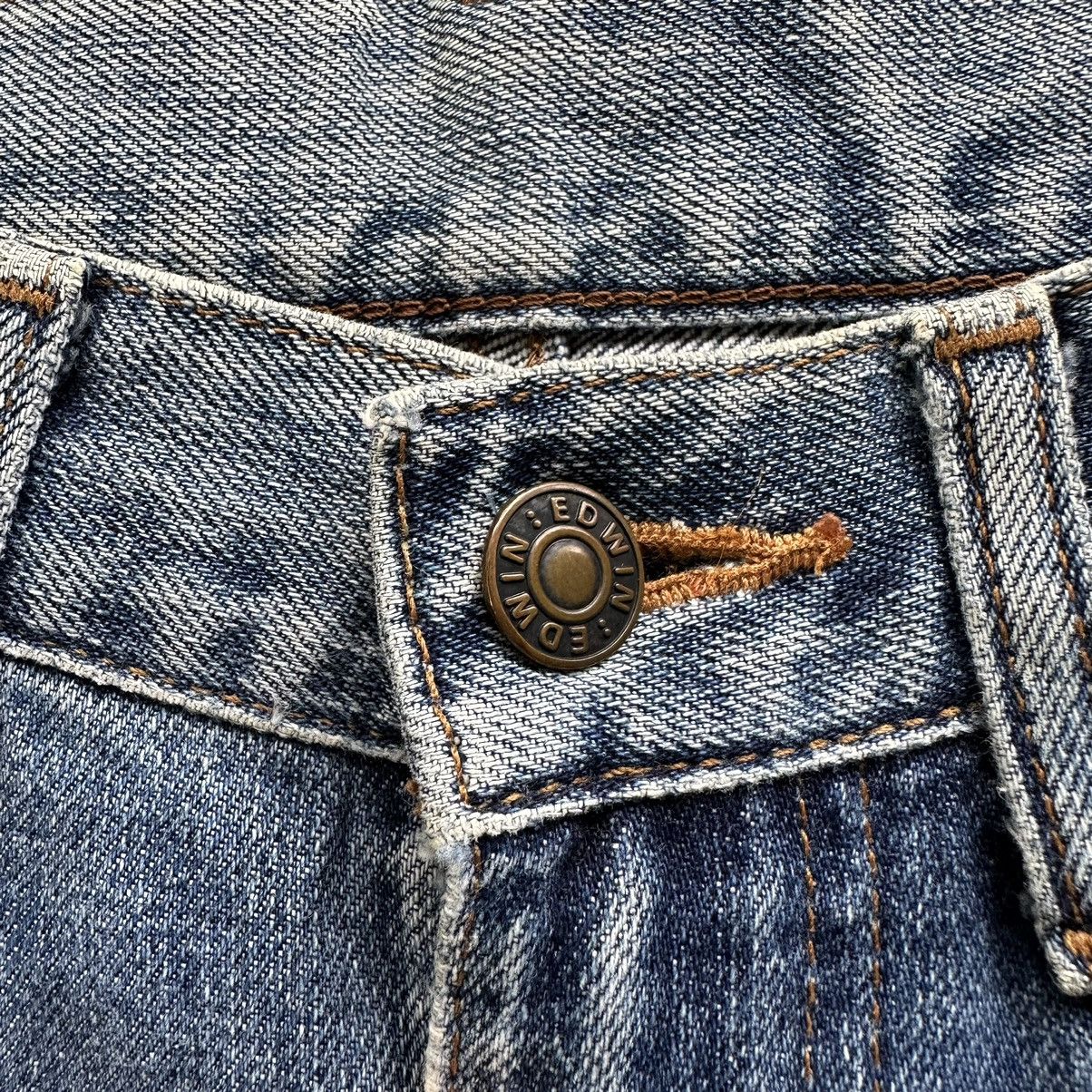 Edwin Vintage Edwin Faded Distressed Denim Jean Pant W28 Size US 28 / EU 44 - 7 Thumbnail