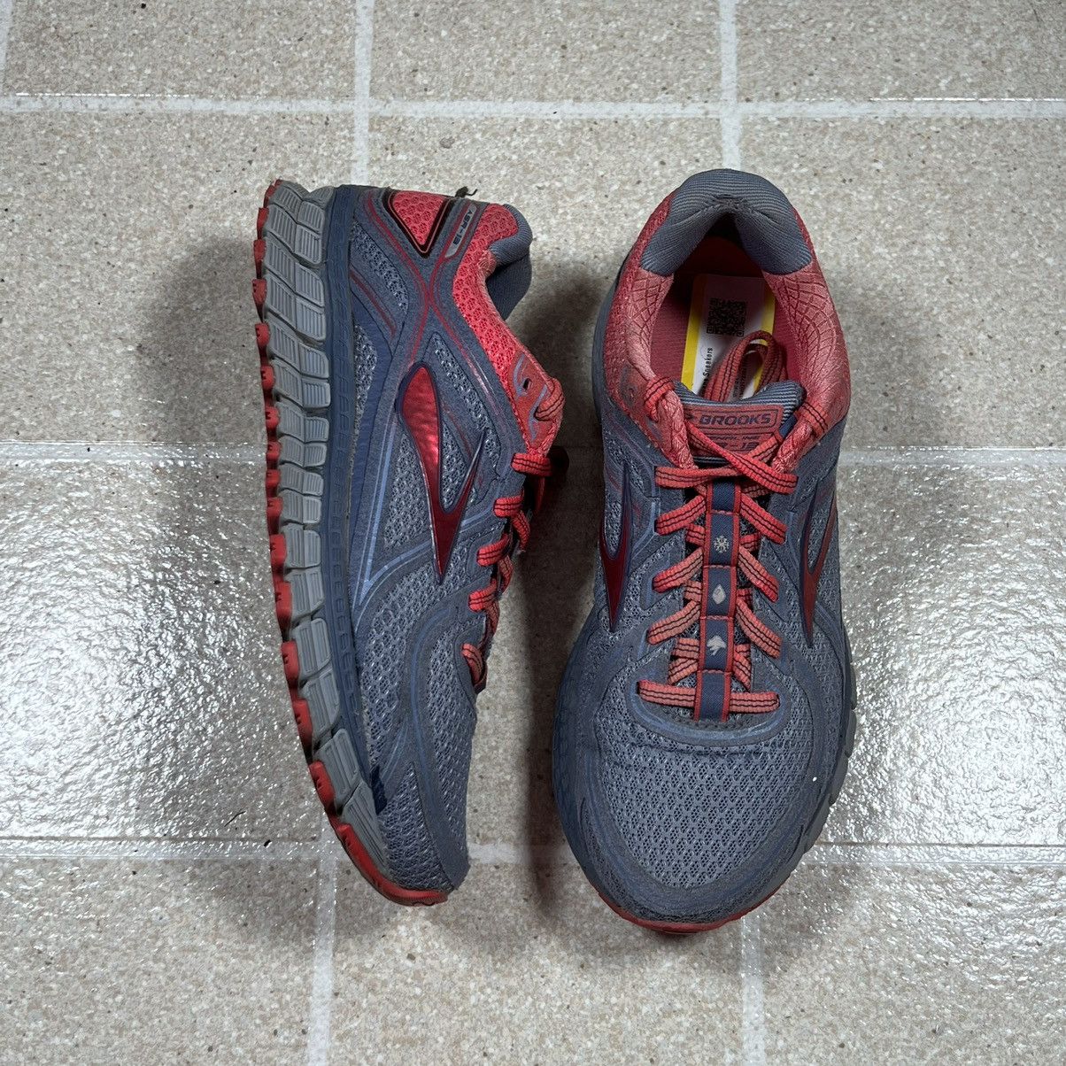Brooks Brooks Adrenaline ASR 13 Running Shoes Sneakers Grey Coral Size US 8 / IT 38 - 1 Thumbnail