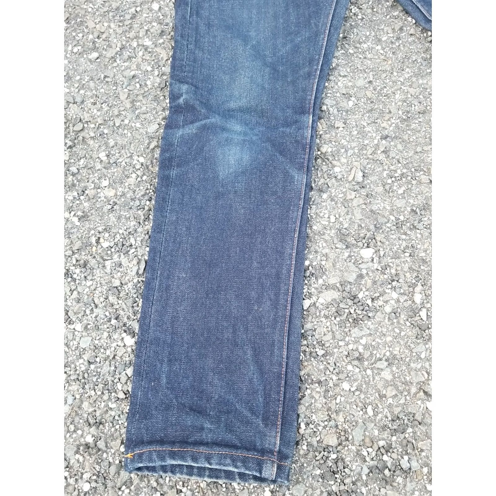 Denime UNBRANDED Jeans UB401 Taper 14.5 Selvedge Cotton Denim Jean - size 30 Blue Dark Vintage Blue 14.5 oz Selvedge 30x29 Mens Regular/Adult Size US 30 / EU 46 - 3 Thumbnail