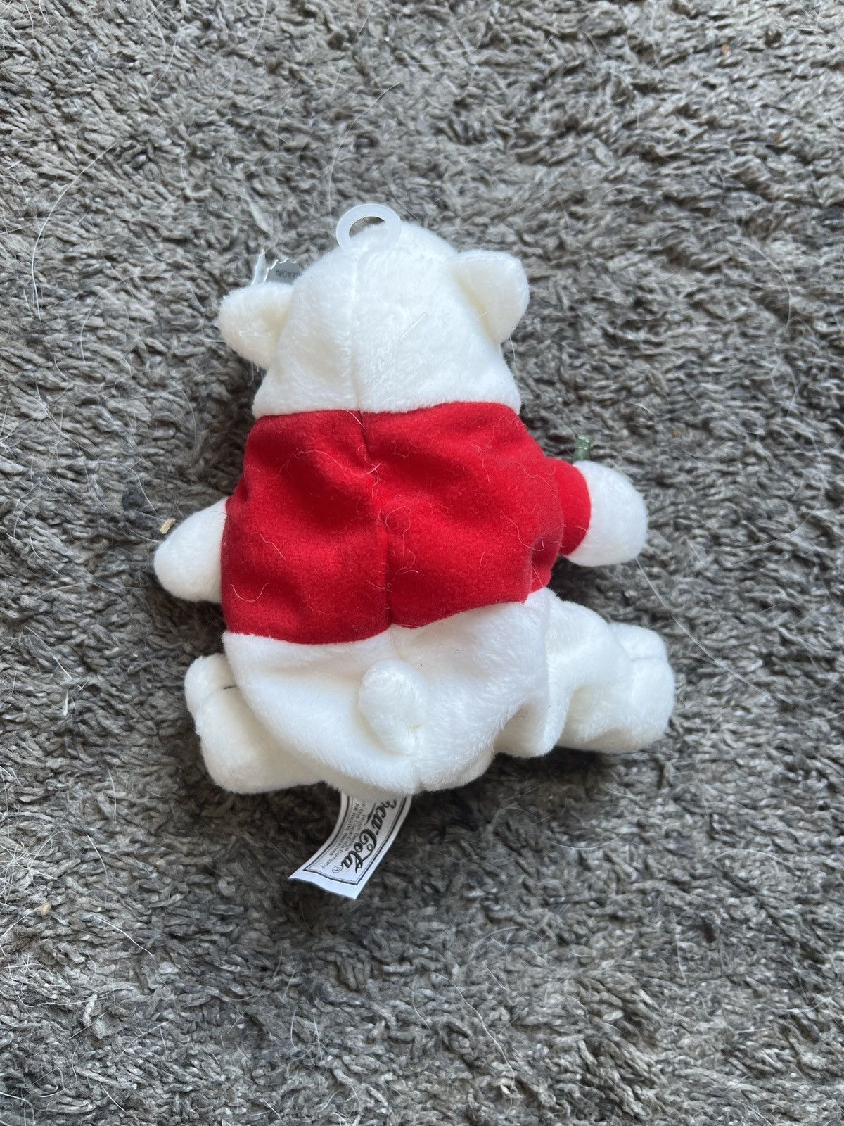 Coca Cola 1997 Coca-Cola Polar Bear In T-Shirt Bean Bag Plush Size ONE SIZE - 2 Thumbnail
