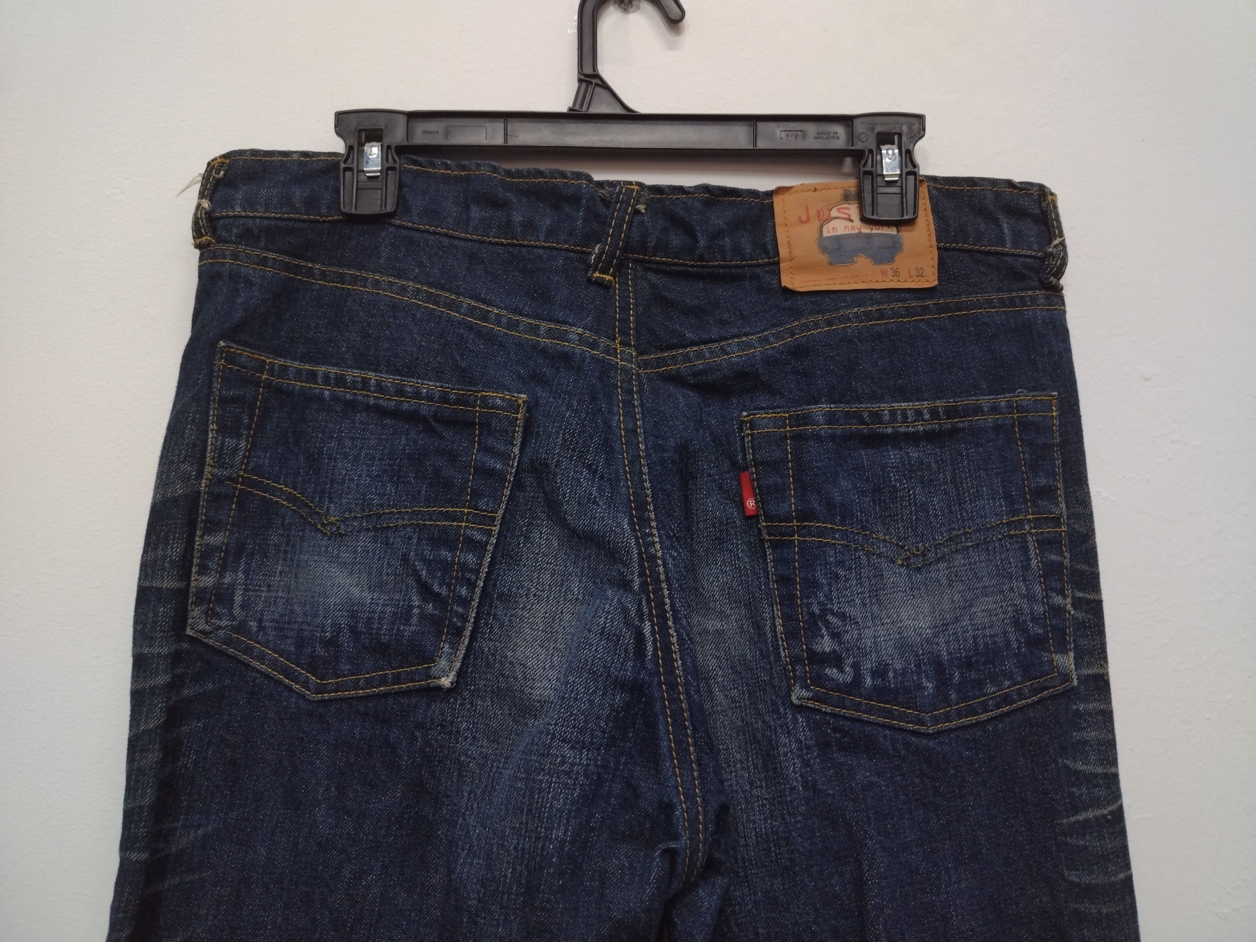 Justin Marvelous awesome Distressed like new Justin BOOT CUT jeans Size US 34 / EU 50 - 4 Thumbnail
