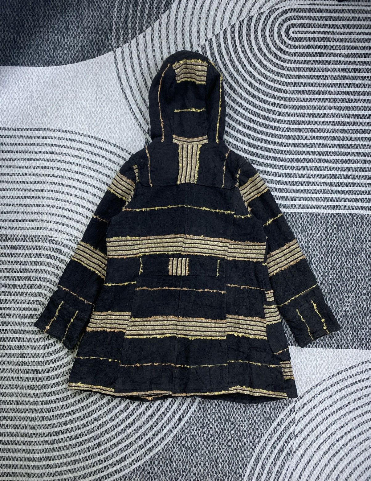 Native Vintage Titicaca Navajo Native Wool Duffle Hoodie Jacket Size US M / EU 48-50 / 2 - 2 Thumbnail