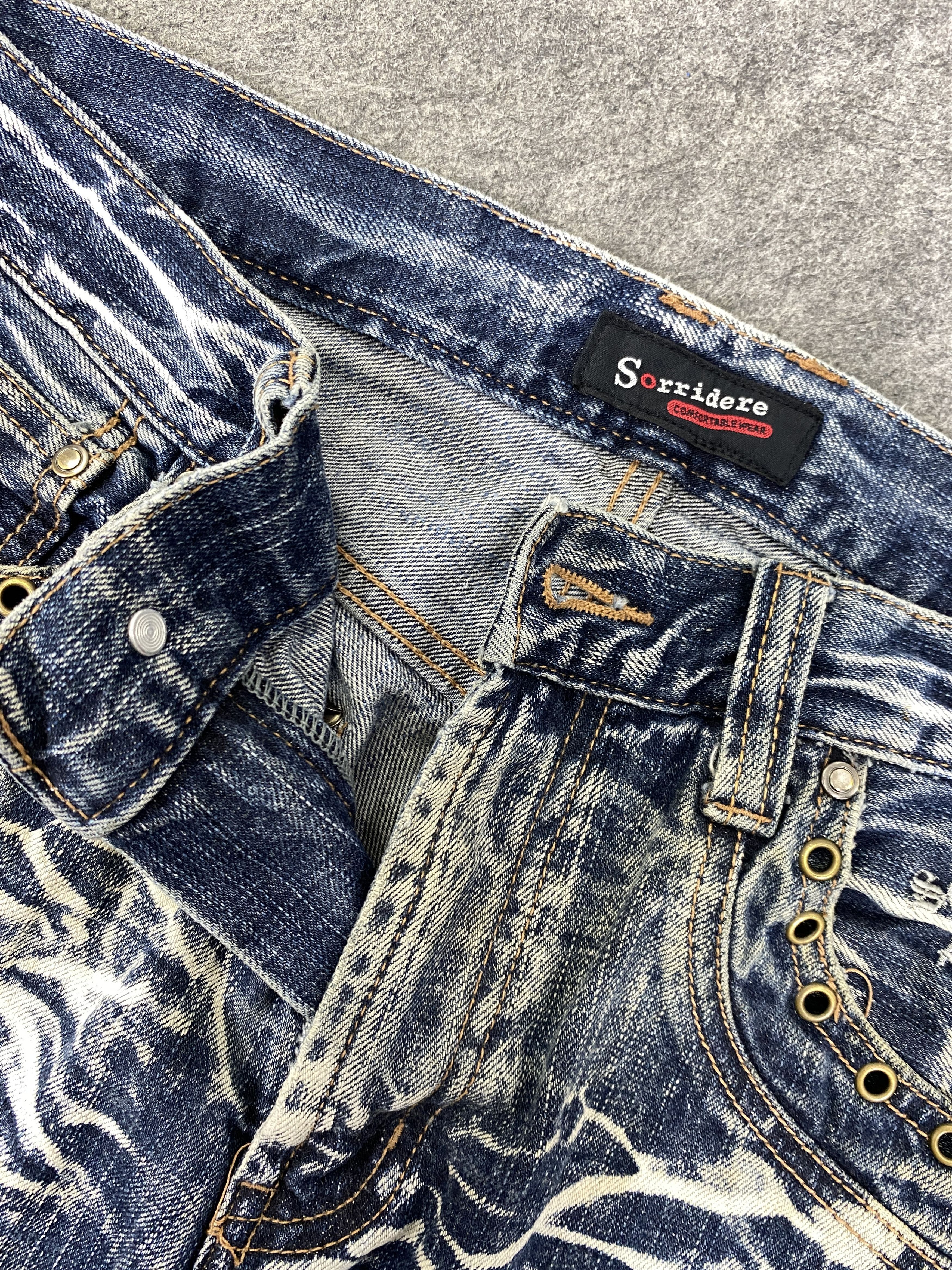 Hysteric Glamour Distressed Blue Vintage Sorridere Jeans 32x31.5 - JN3278 Size US 32 / EU 48 - 7 Thumbnail