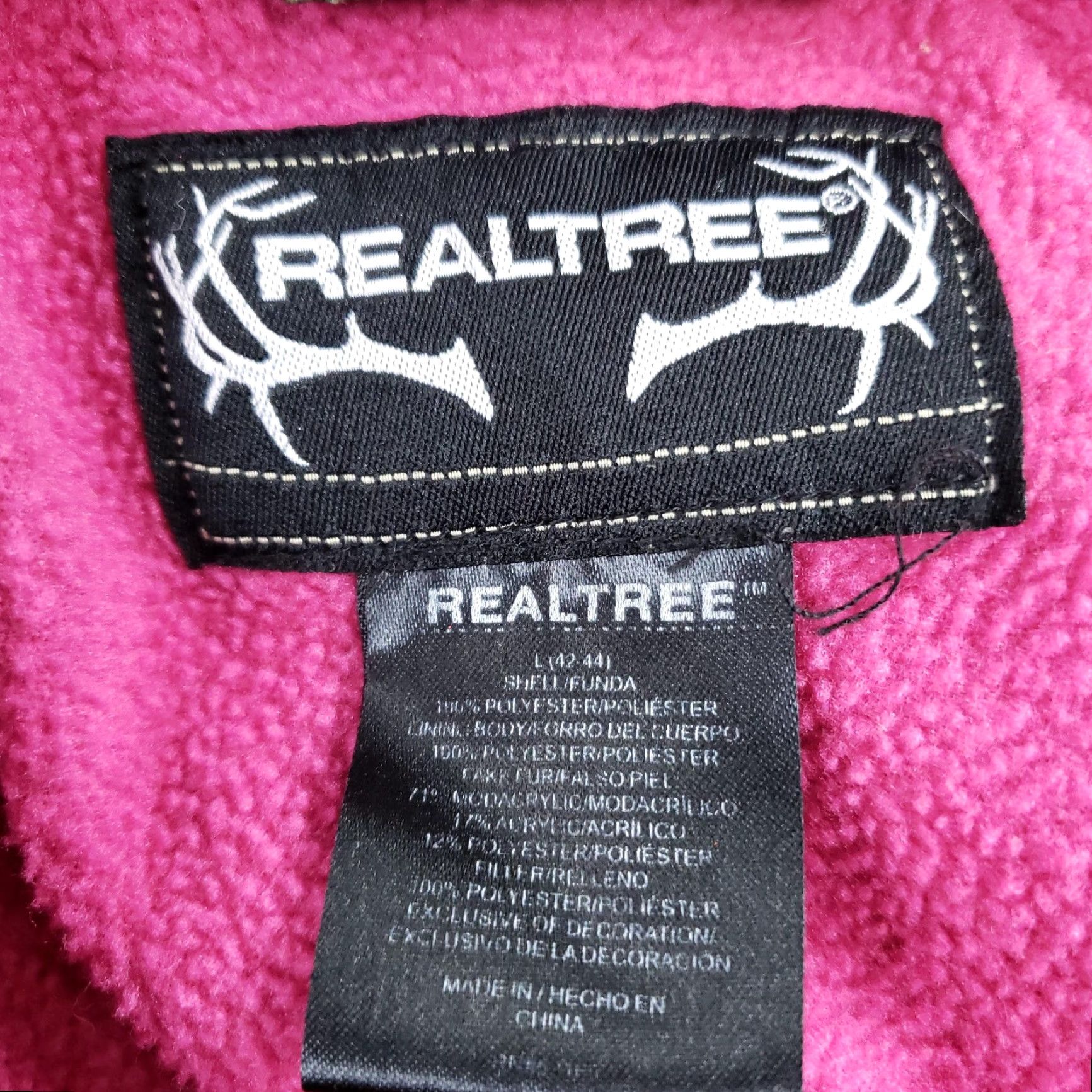 Realtree Realtree Jacket Women L Puffer Insulated Full Zip Hooded Camouflage Brown Green Multicolor Logo Casual Workwear Mens Womens Girls Boys Size L / US 10 / IT 46 - 6 Thumbnail