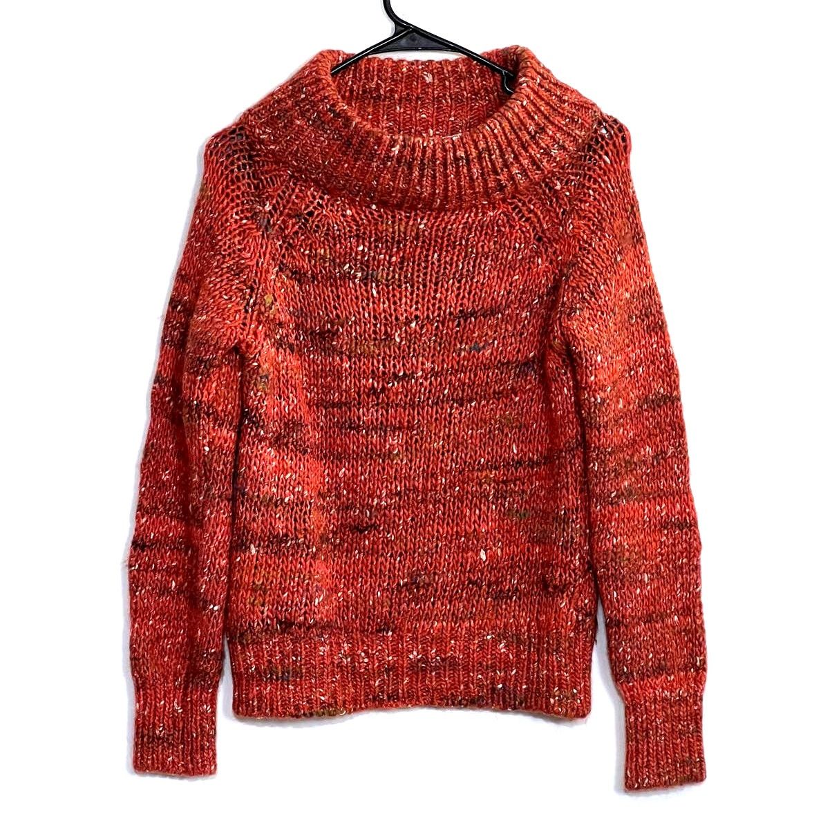 Anthropologie Anthropologie Moth Womens Wool Mock Neck Red Sweater Size XS Size XS / US 0-2 / IT 36-38 - 1 Thumbnail