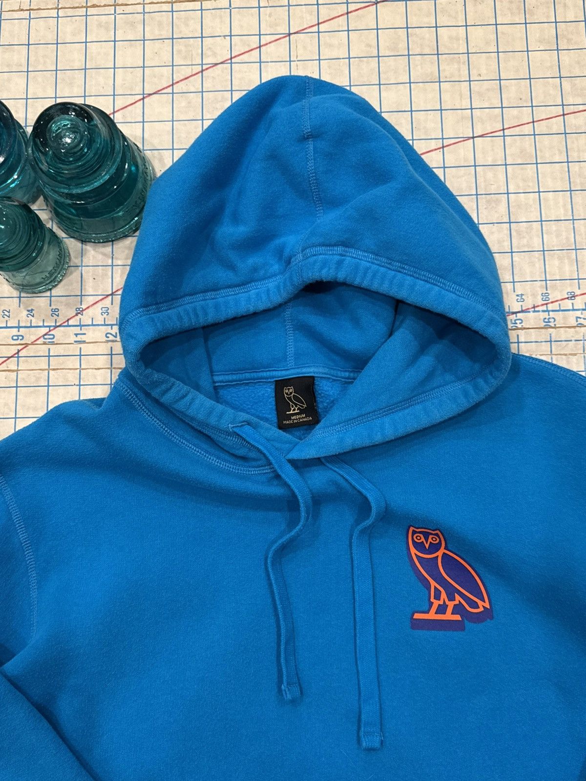 October's Very Own Octobers Very Own OVO Blue Hoodie Mens Medium Made in Canada Size US M / EU 48-50 / 2 - 8 Thumbnail