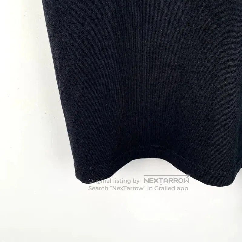 AMI AMI Black Cotton T-Shirt for Women . Size M / US 6-8 / IT 42-44 - 4 Thumbnail