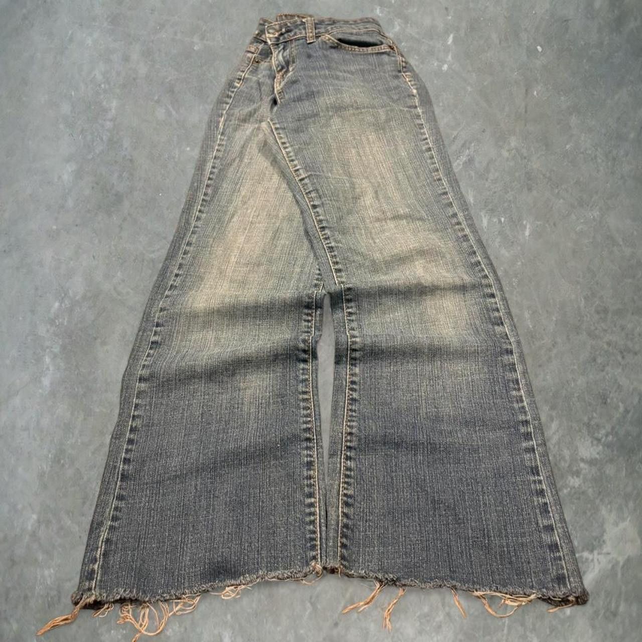 Vintage Crazy Vintage Y2K/2000s Flare Skater Streetwear Essential Medium Wash Denim Jeans! Size US 30 / EU 46 - 1 Thumbnail