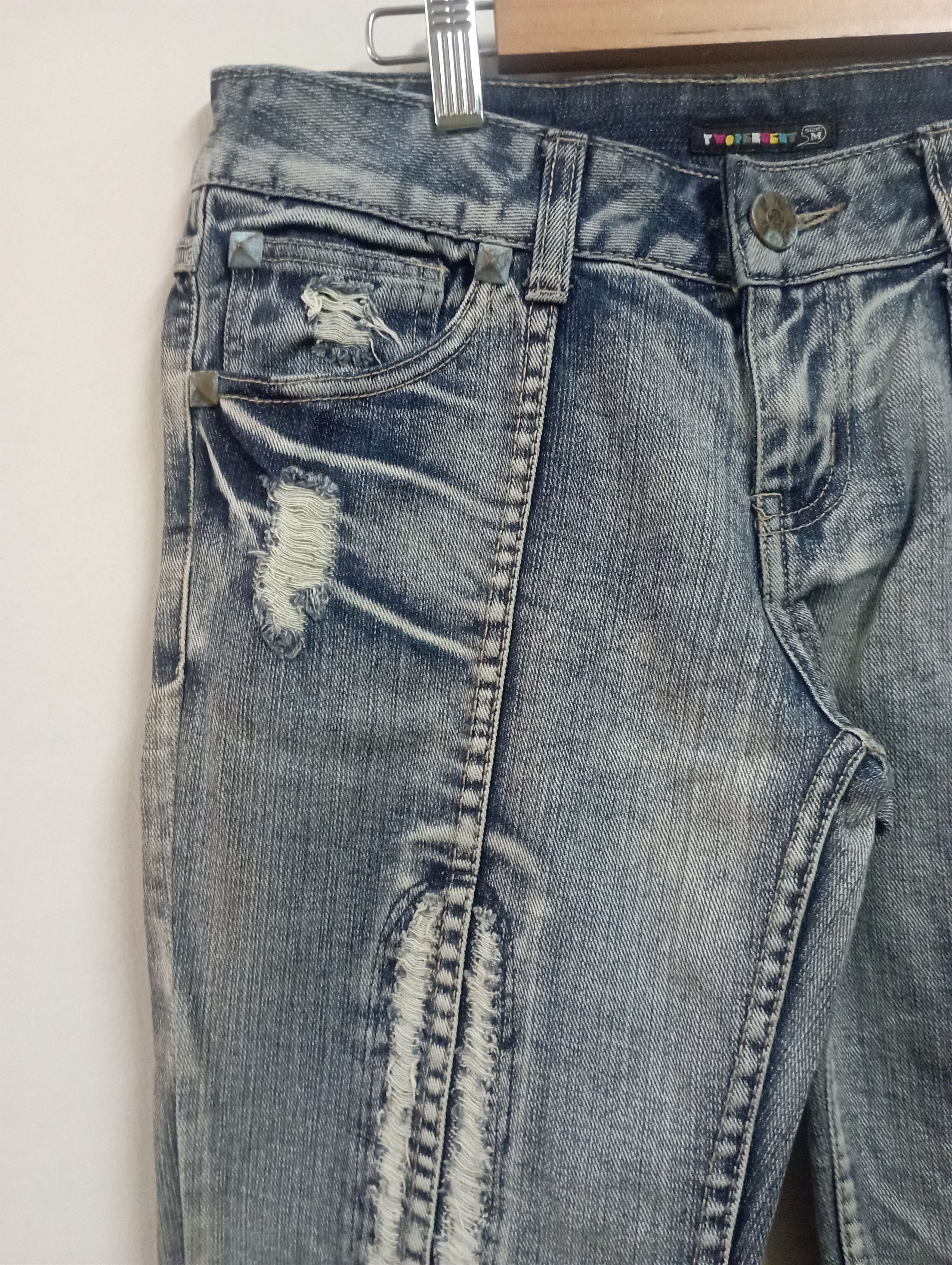 PPFM Punk Mud Rusty Patchwork Jeans Japan TwoPercent Jeans Size US 31 - 7 Thumbnail