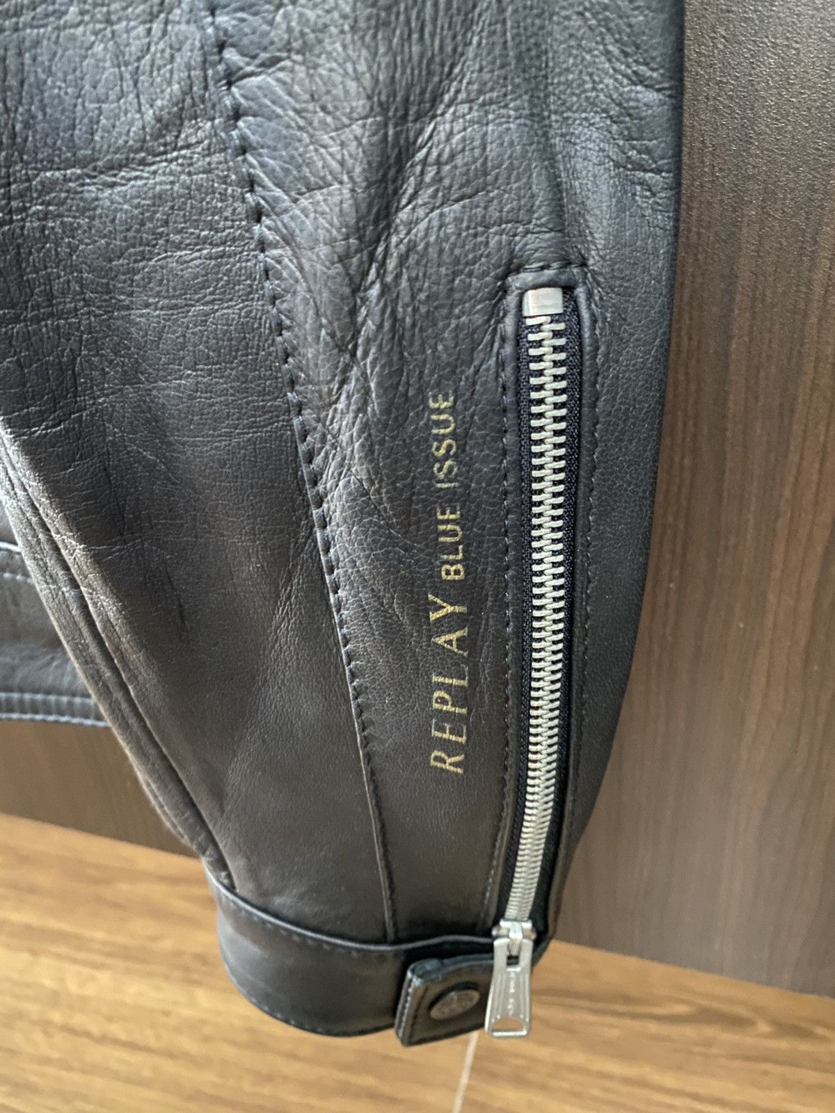 Replay Replay Cafe Racer Leather Jacket Size US XS / EU 42 / 0 - 6 Thumbnail