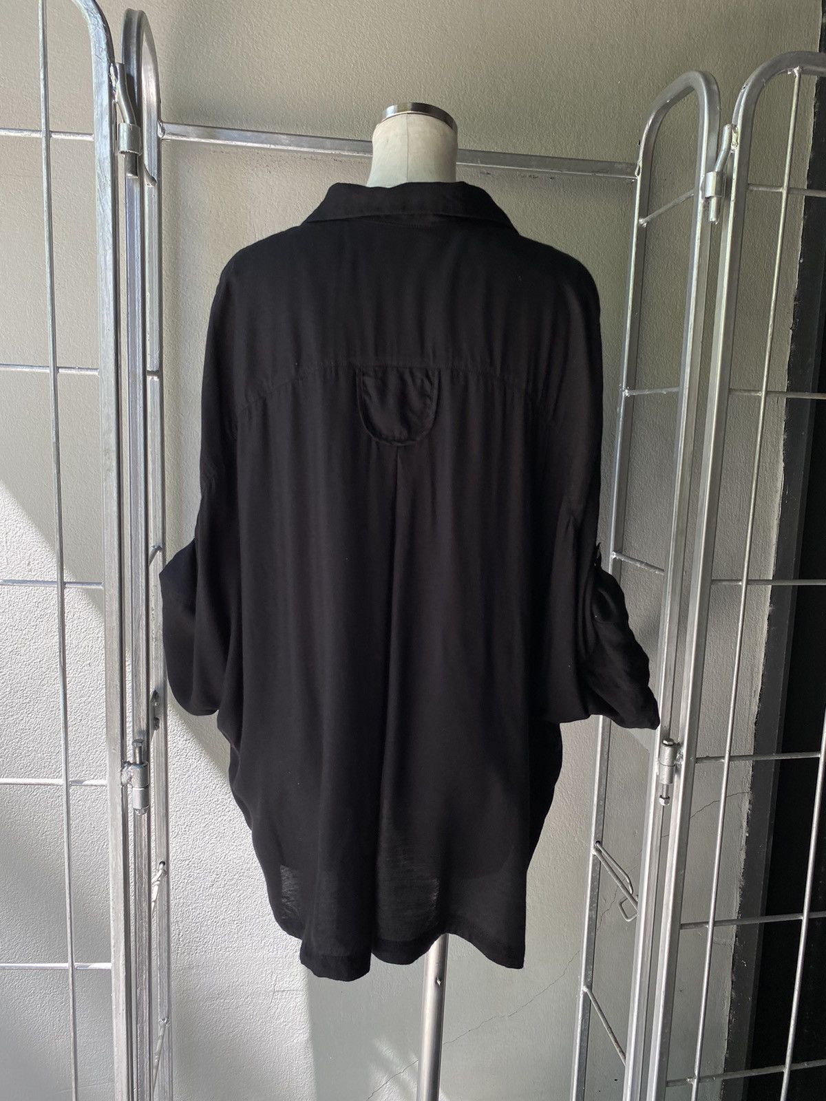 Marithe + Francois Girbaud MARITHE+ FRANÇOIS GIRBAUD Black Blouse Size M / US 6-8 / IT 42-44 - 15 Thumbnail
