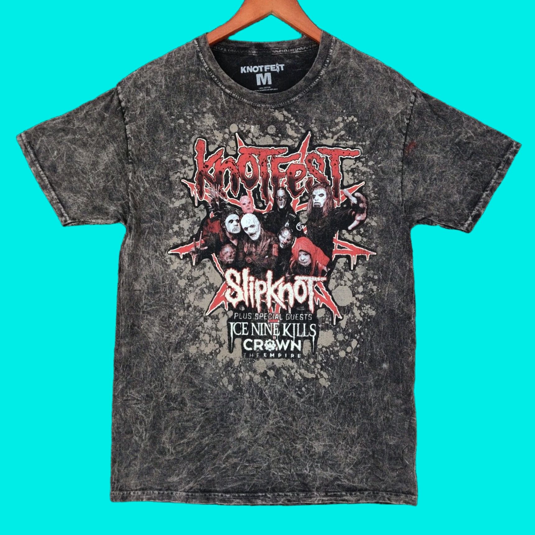 Vintage Knotfest Slipknot T Shirt Mens Medium Knotfest Short Sleeve Rock Band Graphic Size US M / EU 48-50 / 2 - 1 Thumbnail