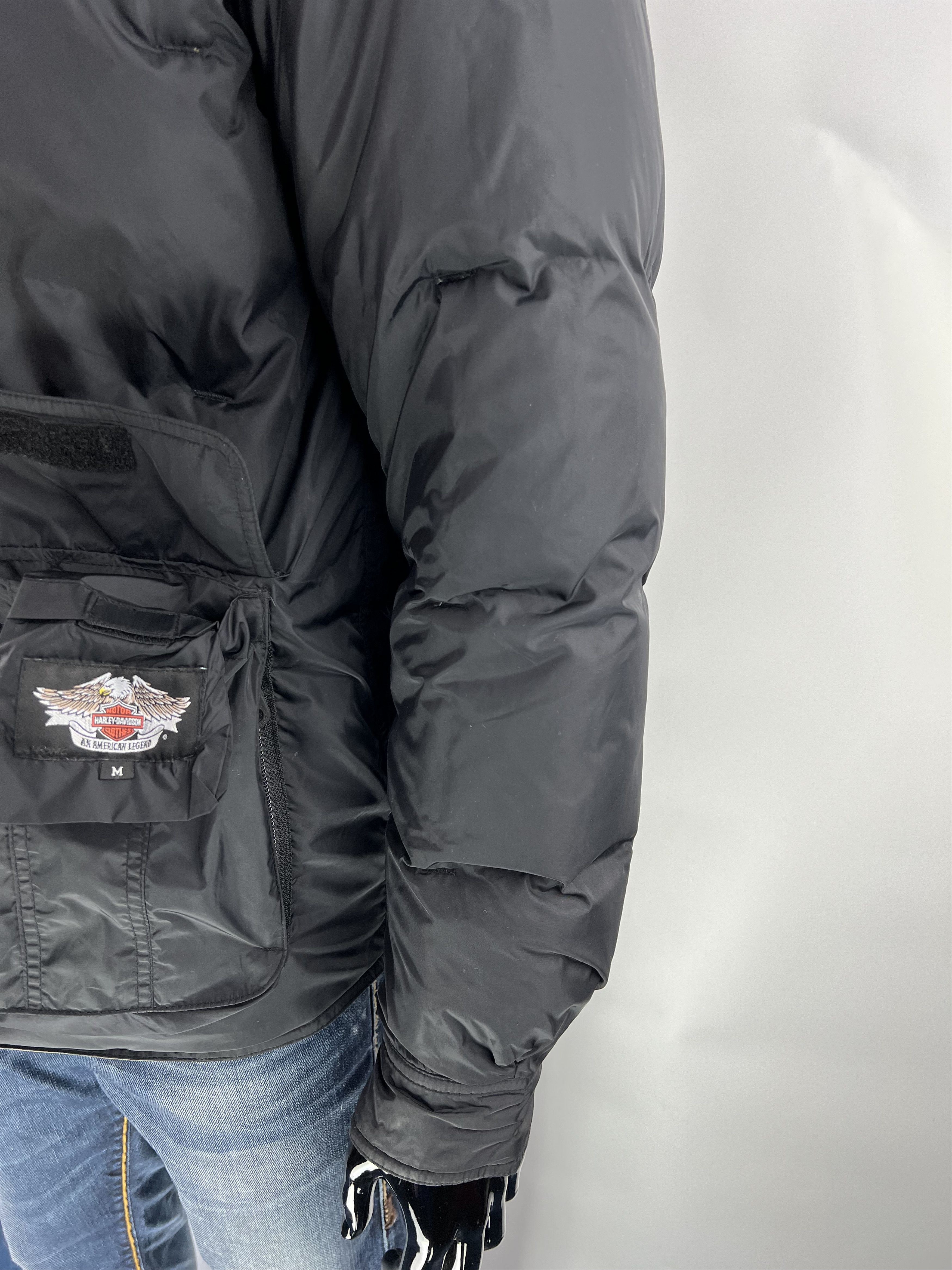 Harley Davidson Harley Davidson Men's Reversible Puffer Down Jacket Size M Size US M / EU 48-50 / 2 - 7 Thumbnail