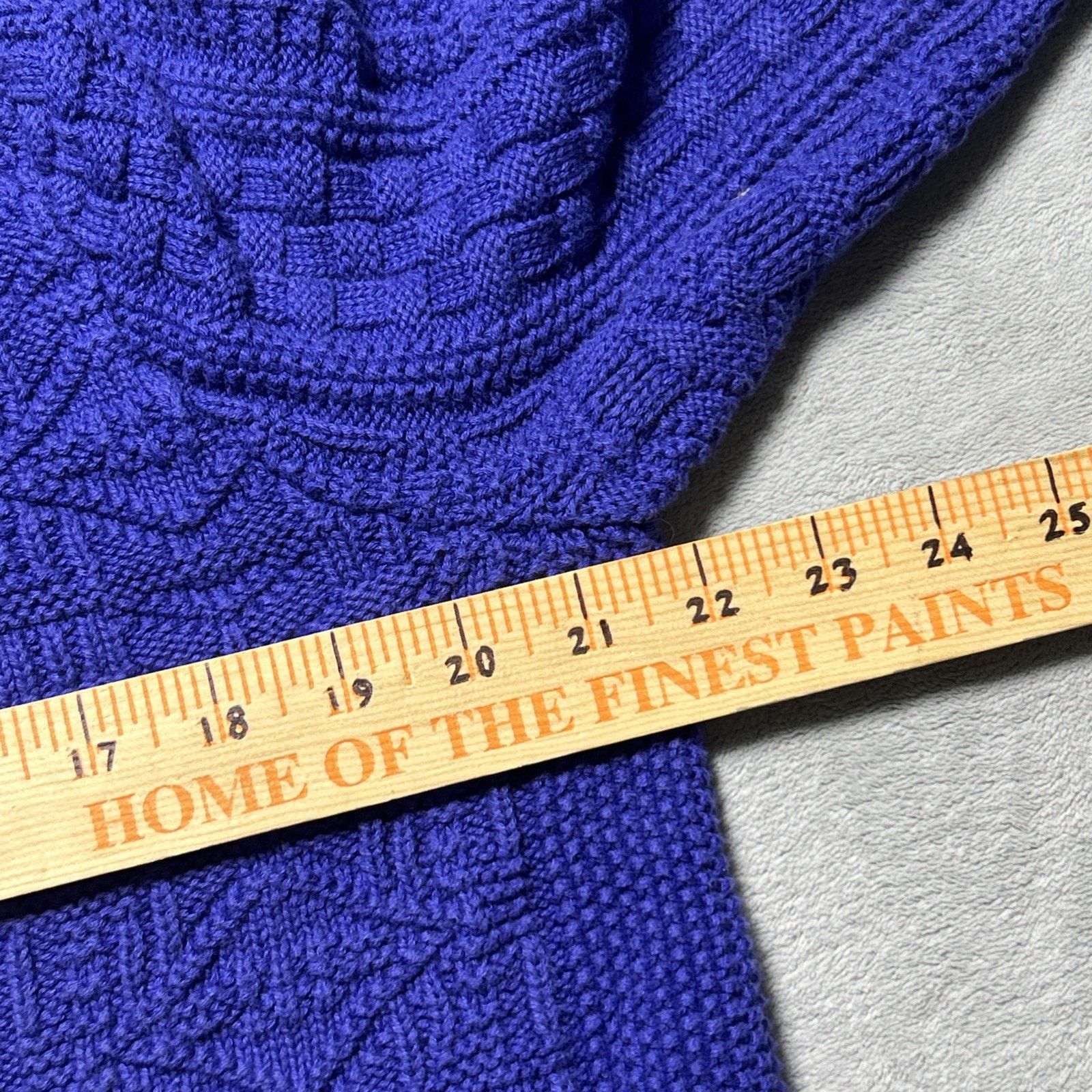 L.L. Bean LL Bean Diamond Knit Cardigan Sweater Womens Large Granola Size L / US 10 / IT 46 - 9 Thumbnail