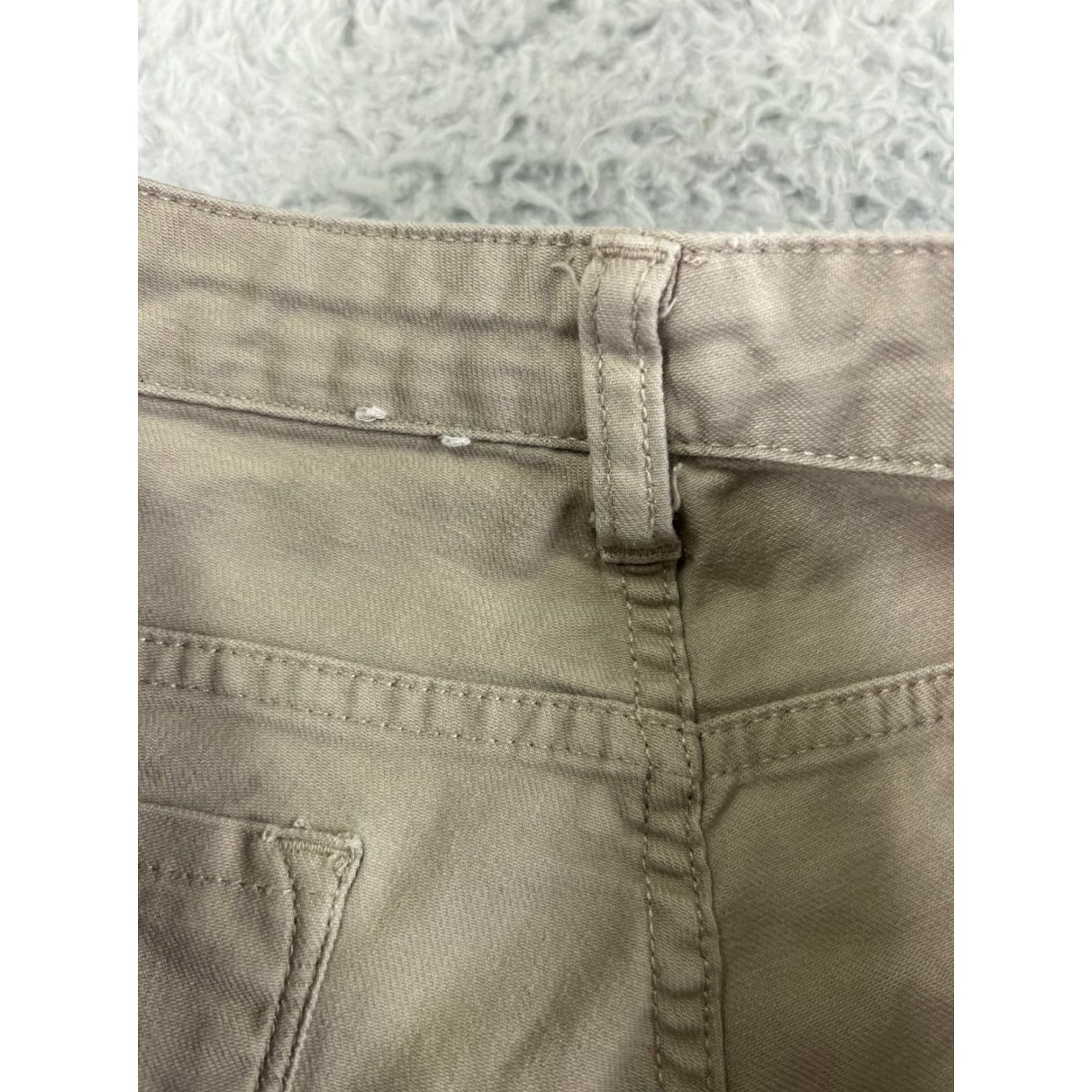 Calvin Klein Calvin Klein Jeans Women 31 Beige Denim Straight Leg Mid Rise Acid Wash Pants Size 24" / US 00 / IT 34 - 4 Thumbnail