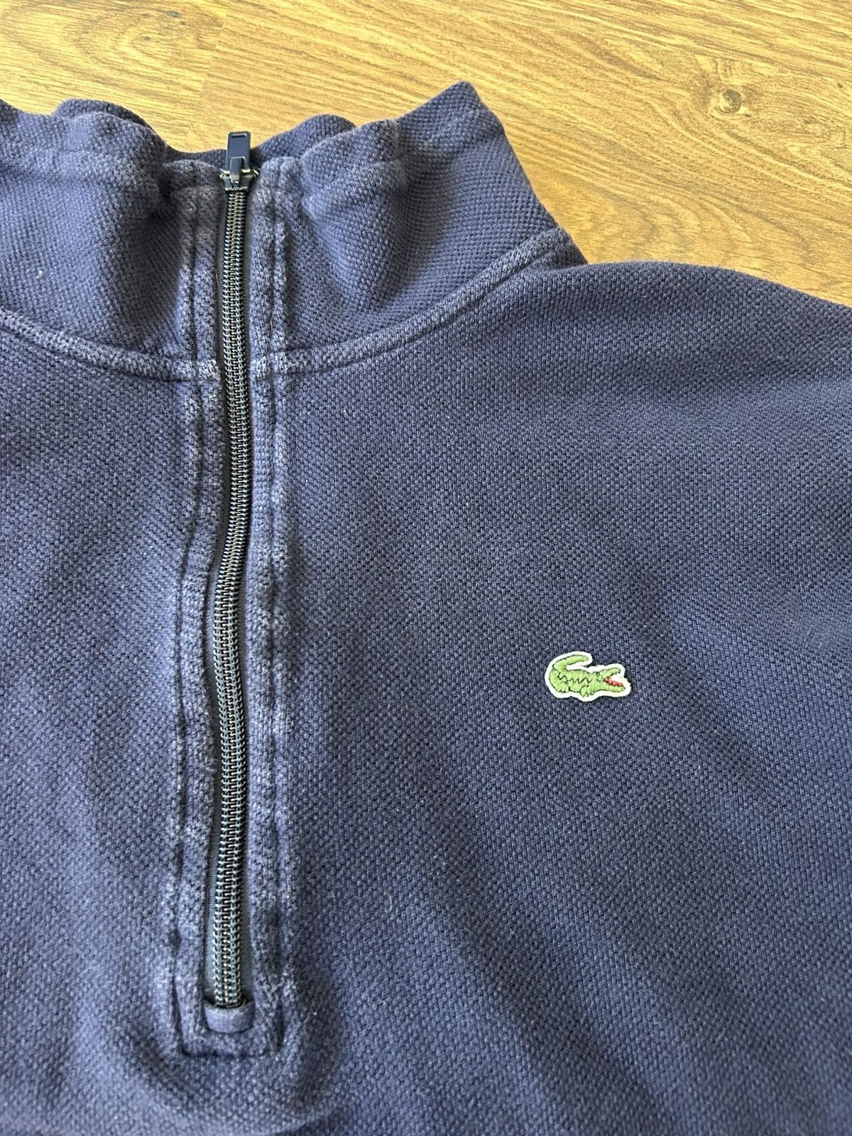 Lacoste Vintage rare lacoste quarter zip Size US L / EU 52-54 / 3 - 2 Thumbnail