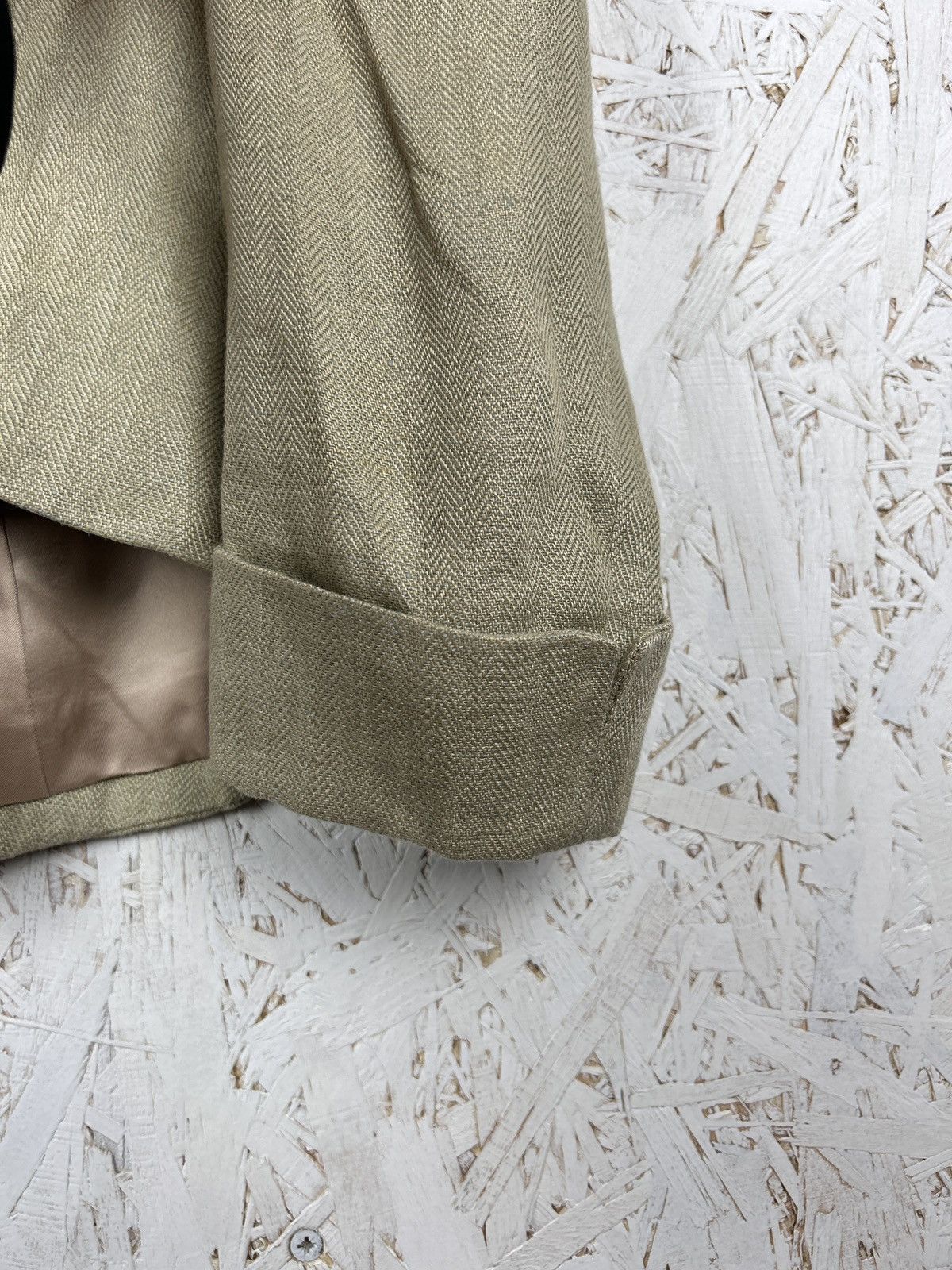 Ralph Lauren Ralph Lauren Womens Linen Lino Blazer In Beige Size 6 Size M / US 6-8 / IT 42-44 - 4 Thumbnail