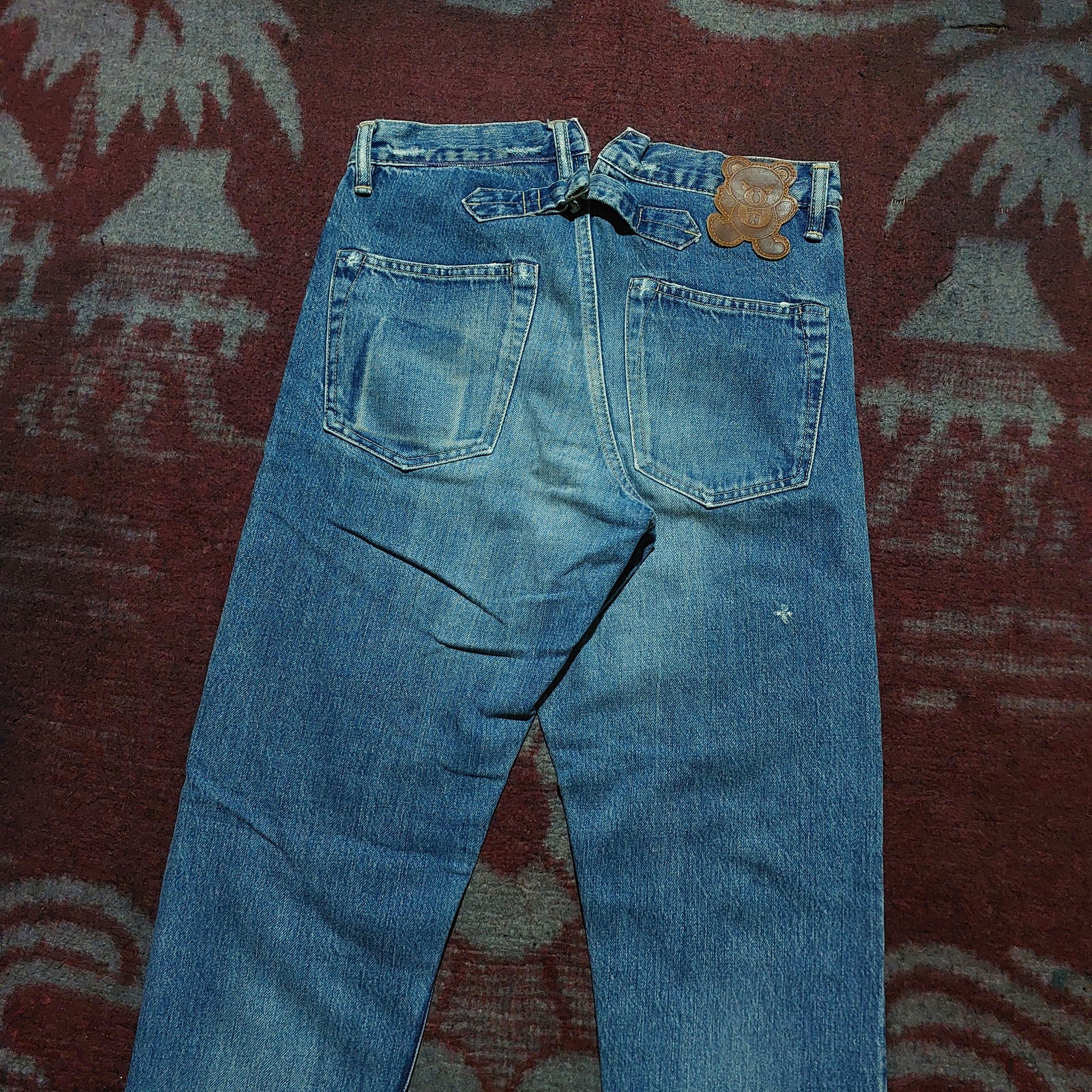 Hysteric Glamour Hysteric Glamour japanese buckle back selvedge blue denim Size US 28 / EU 44 - 4 Thumbnail