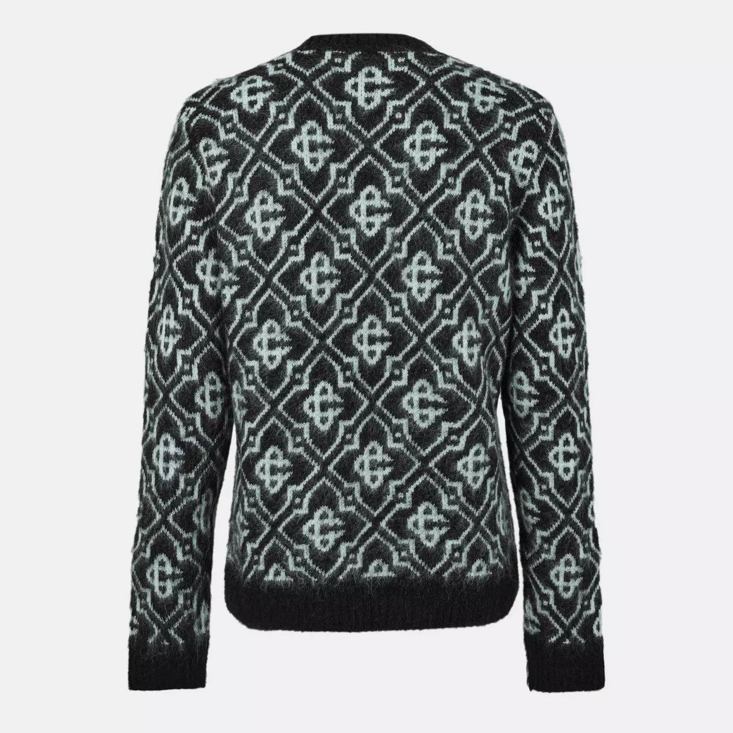 Casablanca o1g2r1mq0426 Mono Mohair Crew Neck Jumper in Multicolor Size US M / EU 48-50 / 2 - 2 Thumbnail