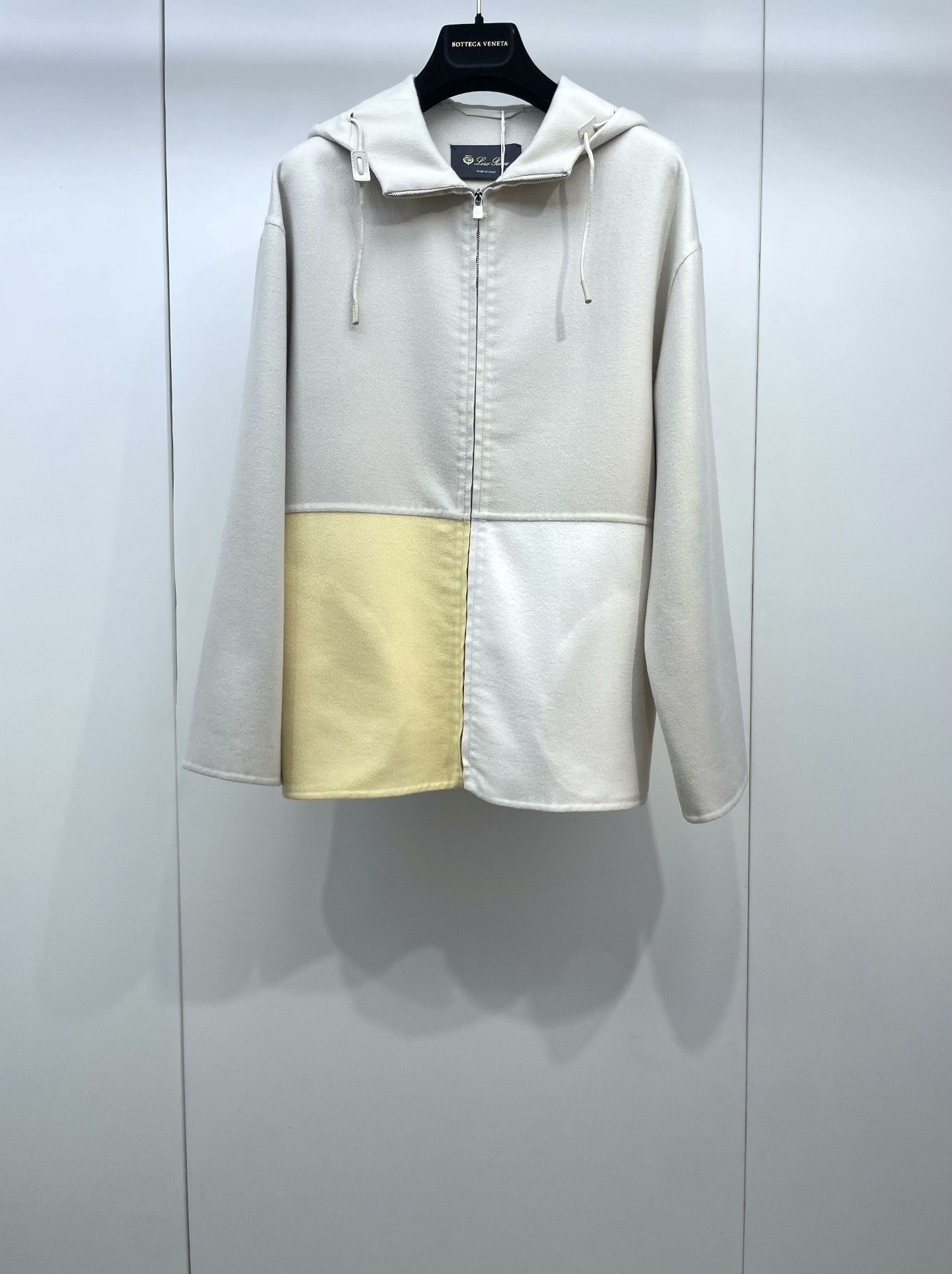 Loro Piana Loropiana Colorblock Zip Hooded Cashmere Coat Size XS / US 0-2 / IT 36-38 - 1 Thumbnail