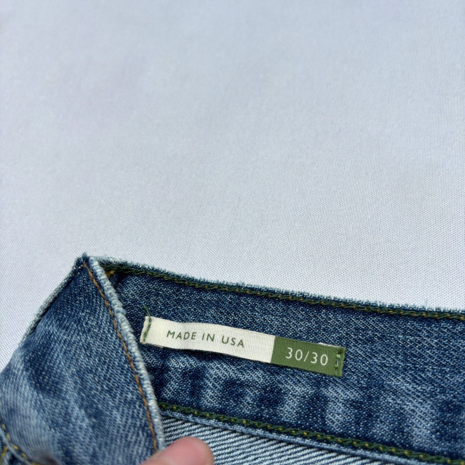 Sid Mashburn $175 Sid Mashburn Slim Straight Jeans 30x30 Made in USA Size US 30 / EU 46 - 4 Thumbnail